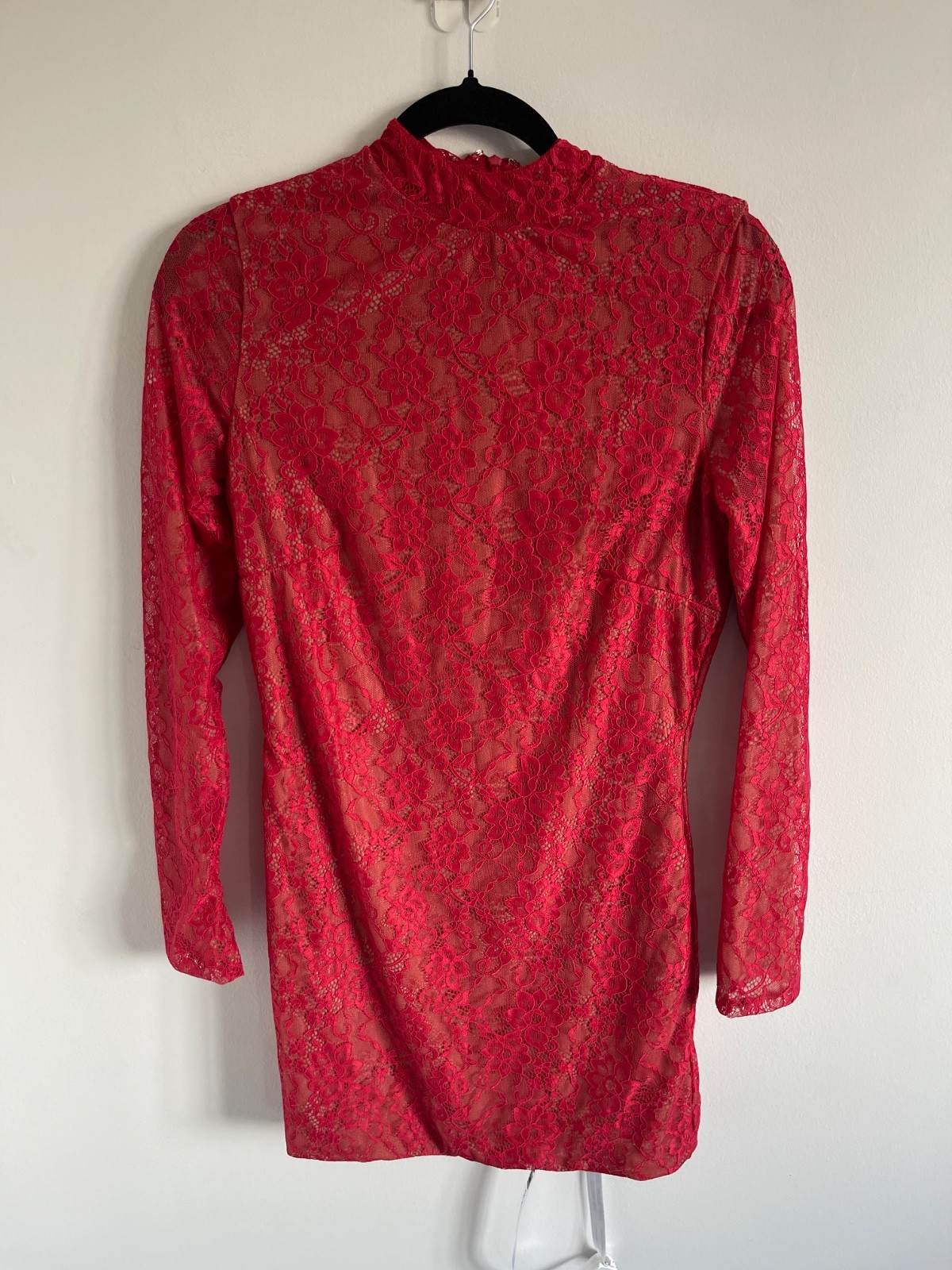 Mistress Rocks Red Lace Mini Dress BNWT Size L 12 14 Party Birthday Occasion