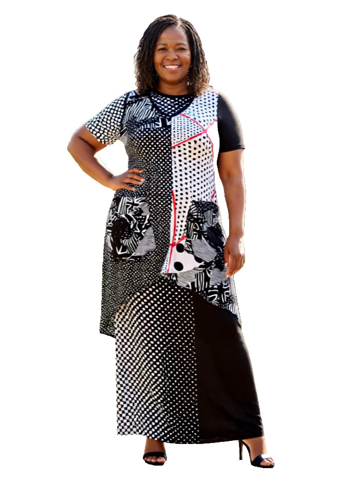 Lily by Firmiana XL vintage look maxi 2 piece dress set