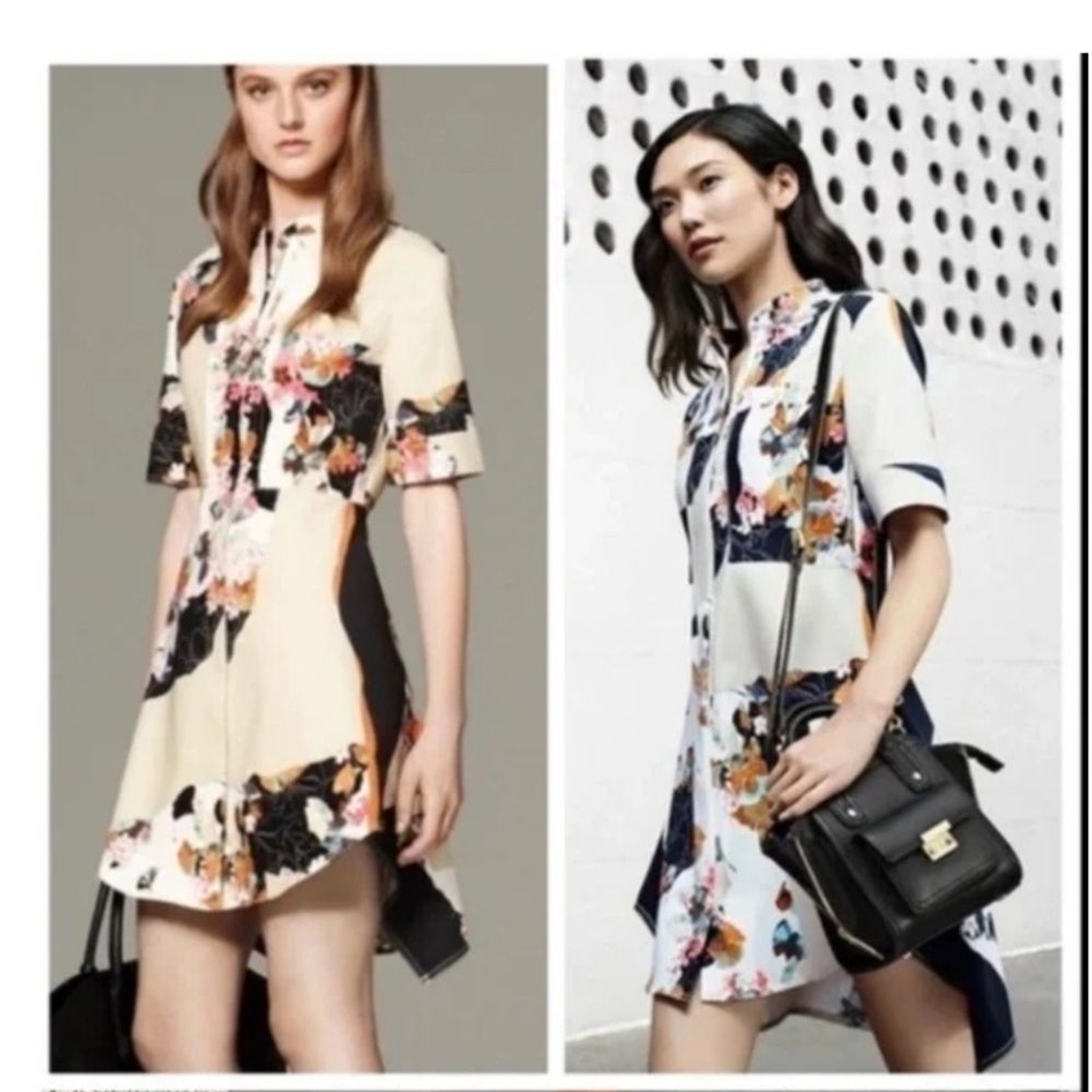 3.1 Phillip Lim for Target Floral Hi-Low Asymmetrical Shift Dress Size S
