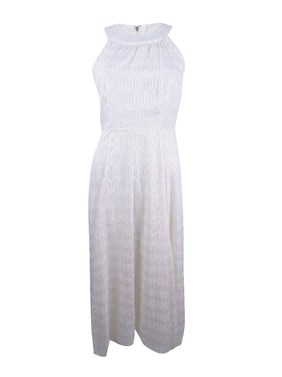 Tommy Hilfiger Women’s Metallic Chiffon Midi Dress
