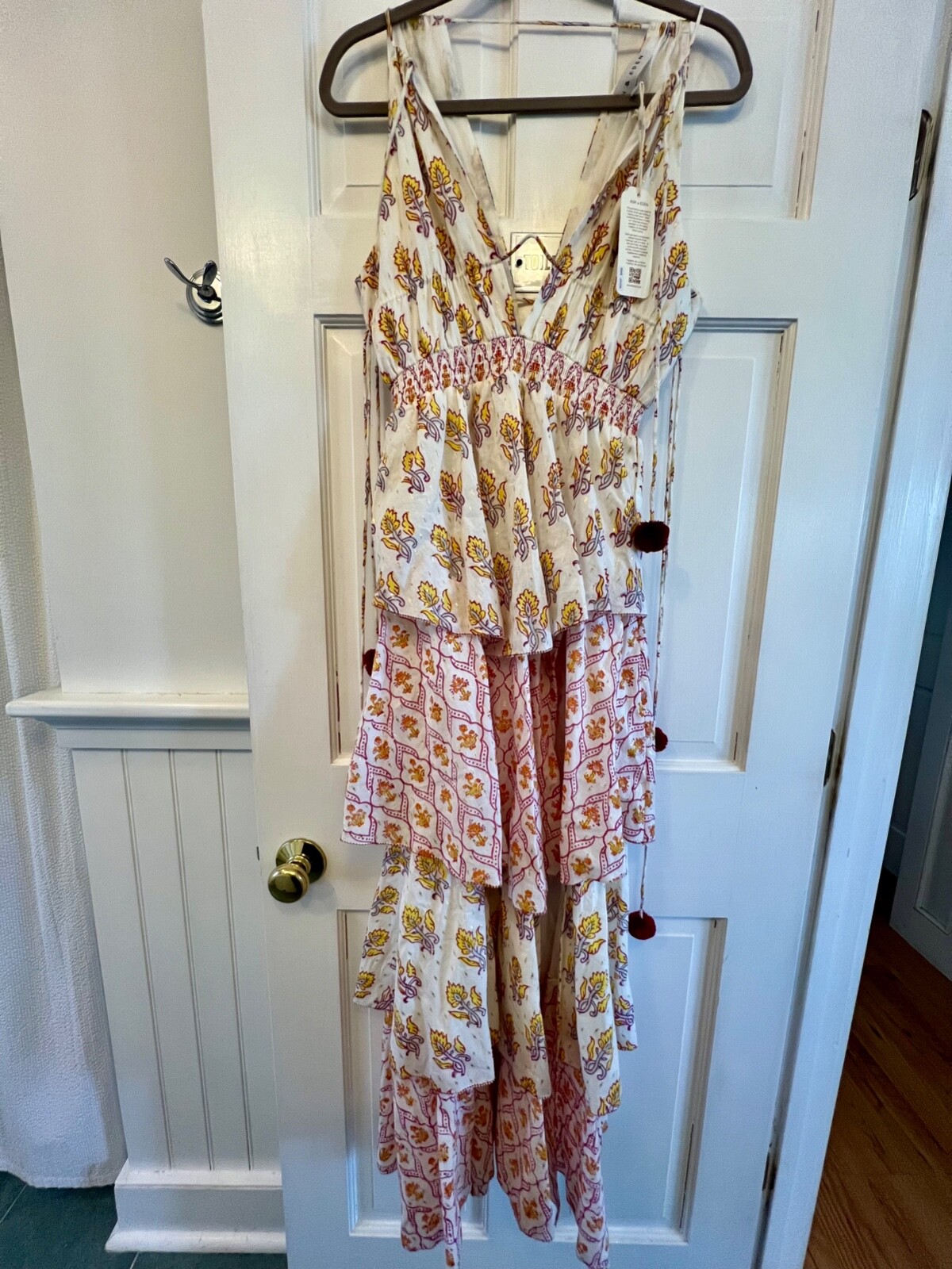 ASH & EDEN Floral Maxi Dress – India – Size Small – NWT – $460