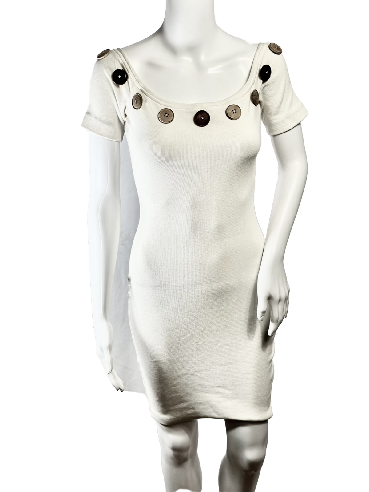 PATRICK KELLY Rare 1988 Vintage Collectable Dress Size 4 Made In France Cotton