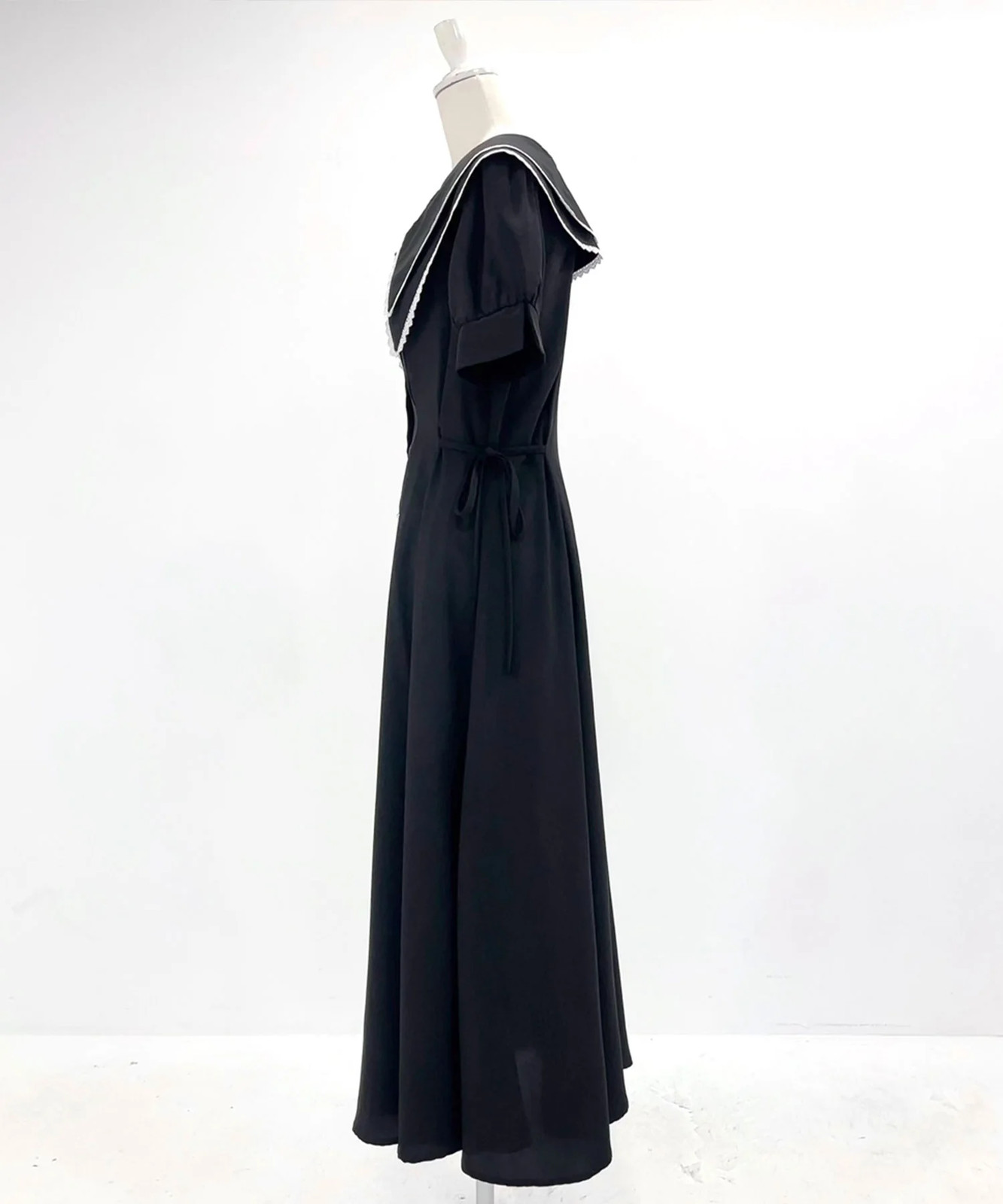 Thanksgiving sale eligible 4L-6L double big collar shirt dress Jirai New