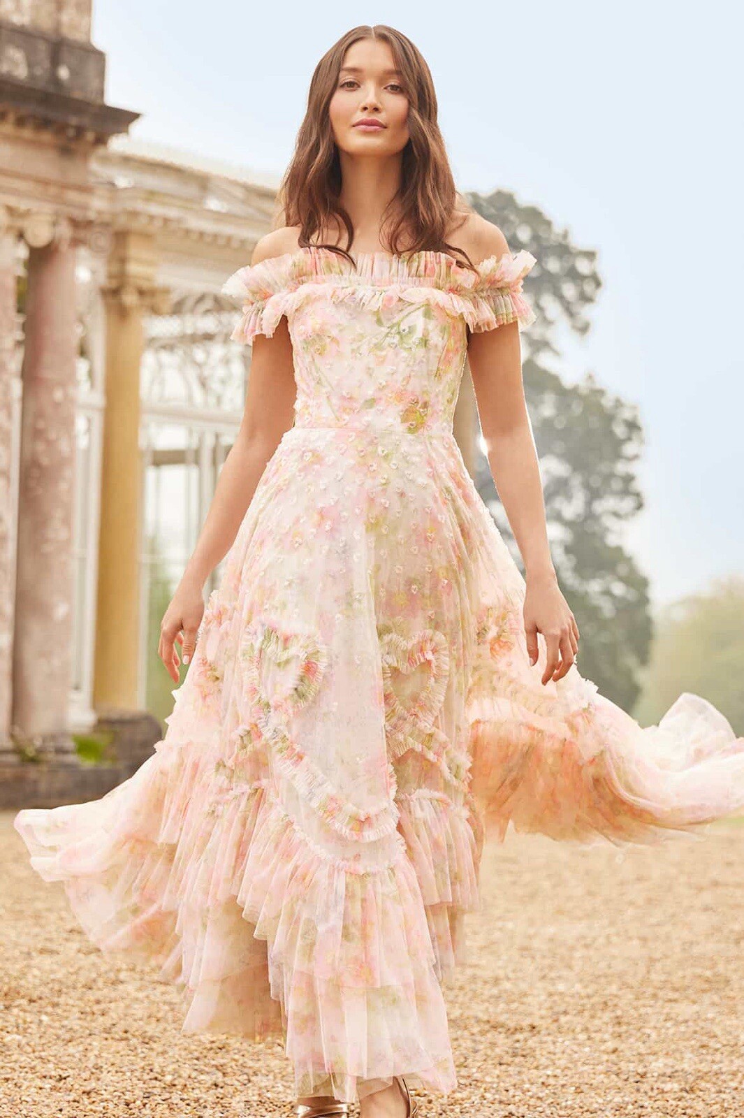 Needle & Thread Immortal Rose Ankle Length Dress