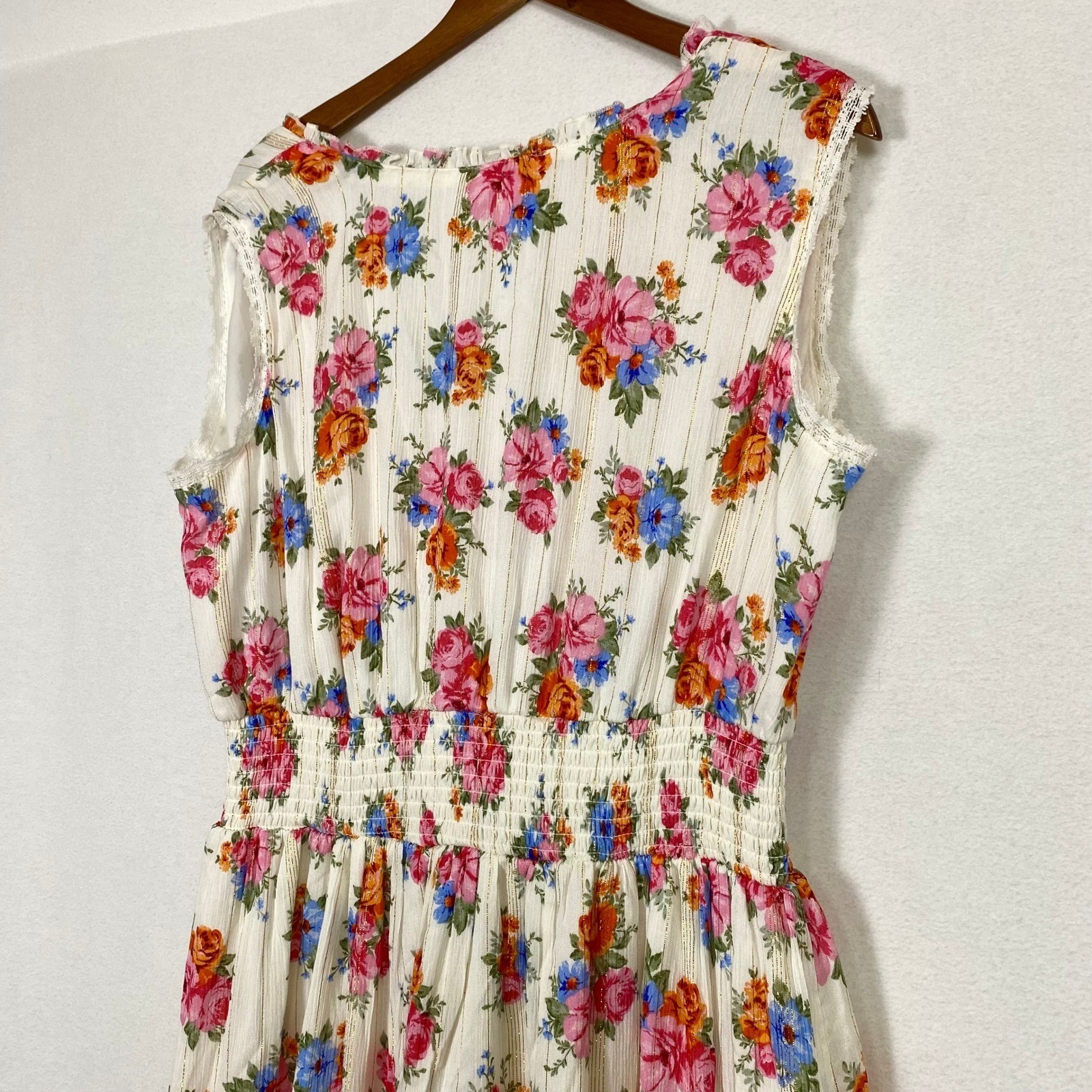 Anthropologie Beyond Words 2X Maxi Dress Cottagecore Romantic Coquette Feminine