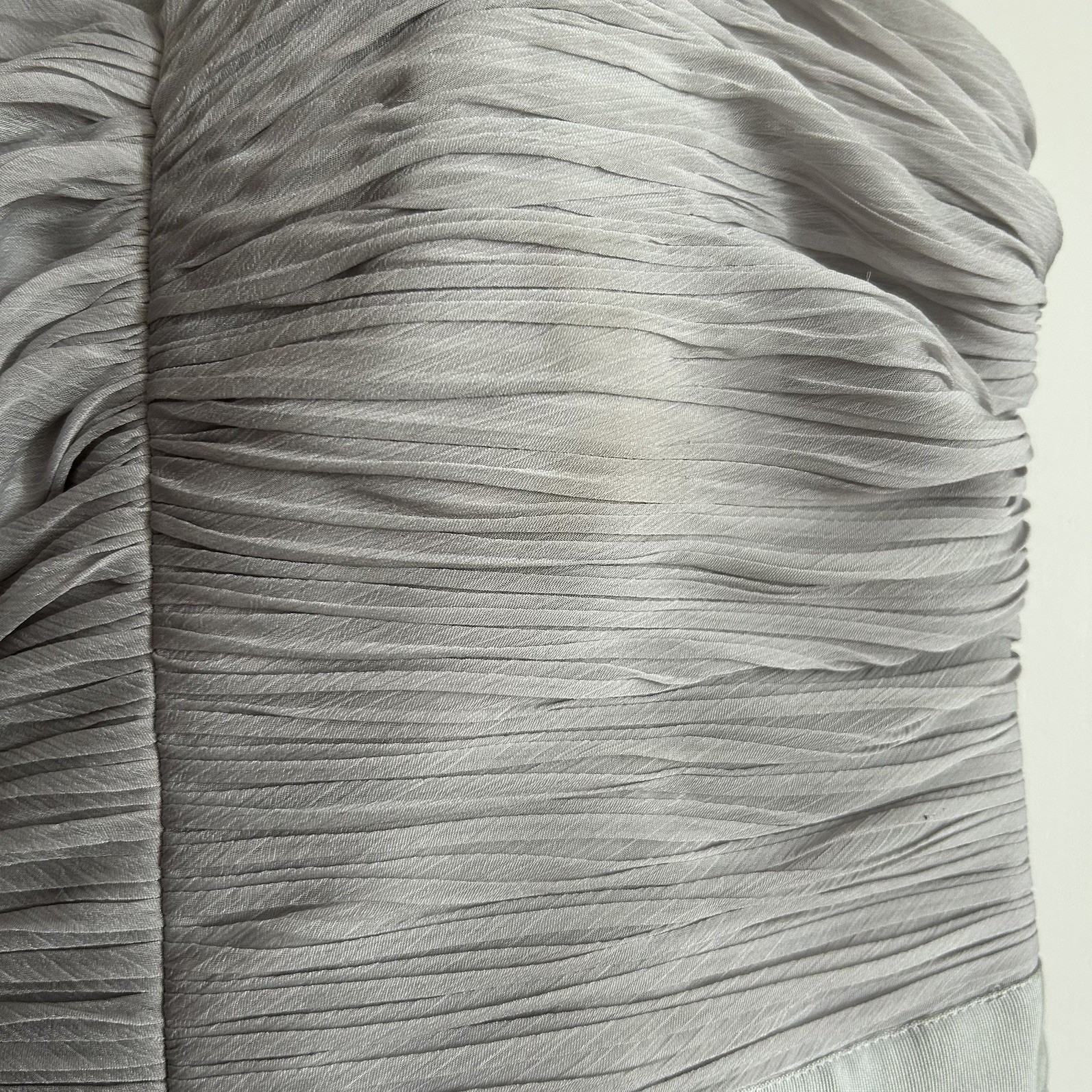TED BAKER LANGLEY ‘Skaio’ Grey Long Maxi Dress Size 2 UK 10 Ballgown Prom Strap