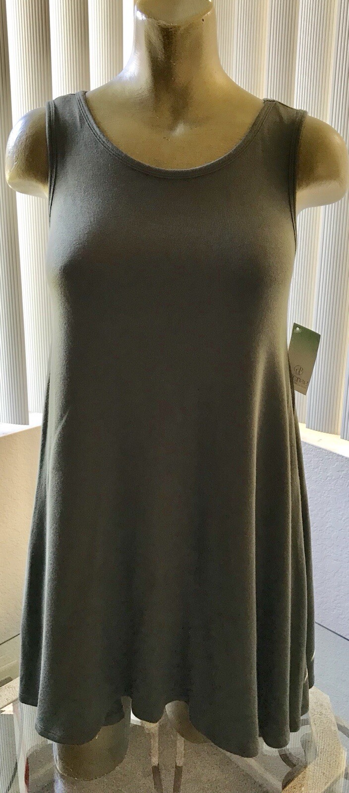 Decree NWT Dark Evergreen BABYDOLL Swing DRESS Size Small