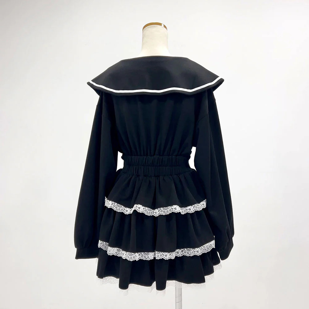 Thanksgiving Sale Target Half Zip Tiered Ruffled Mini Dress Jirai New