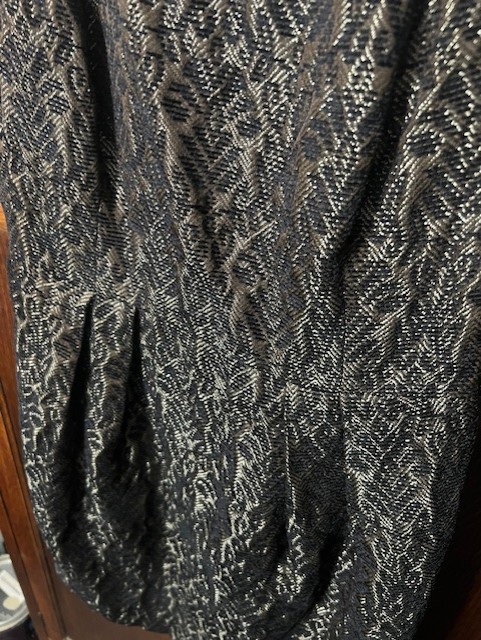 Blue Ivy by KC Size M Brocade Sheath Dress Brown Black Gold Thread Sleeveless