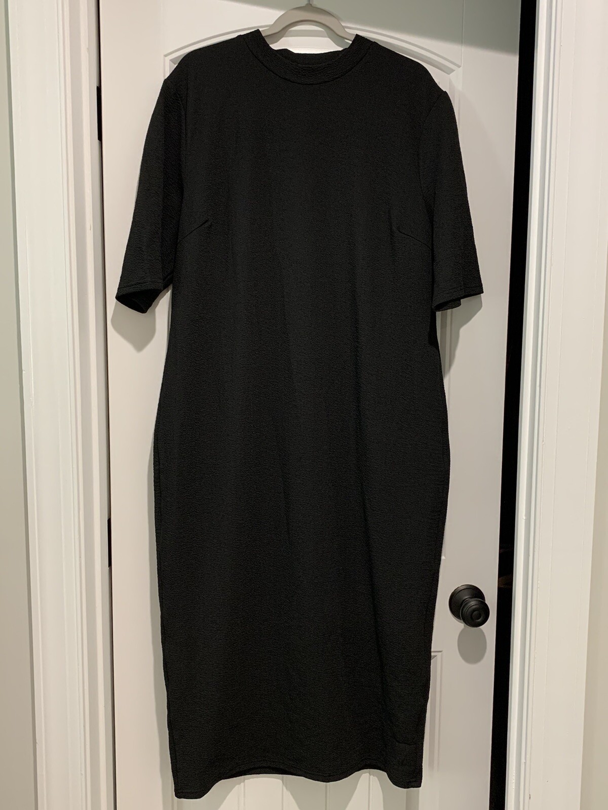 Floerns Pencil Dress Women Plus Size 3XL Black Bodycon Business New