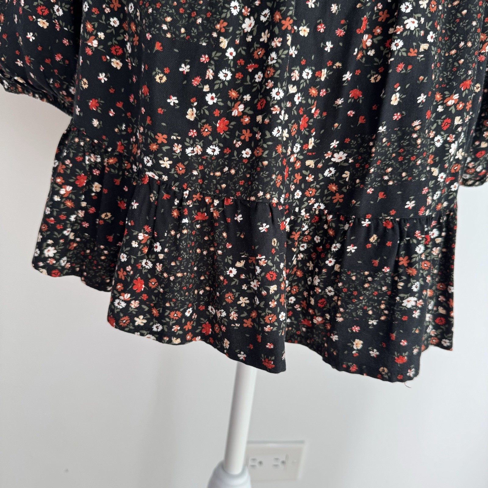 Arizona Jean & Co Mini Floral Print Dress Women’s XS NEW Boho Festival Cowgirl