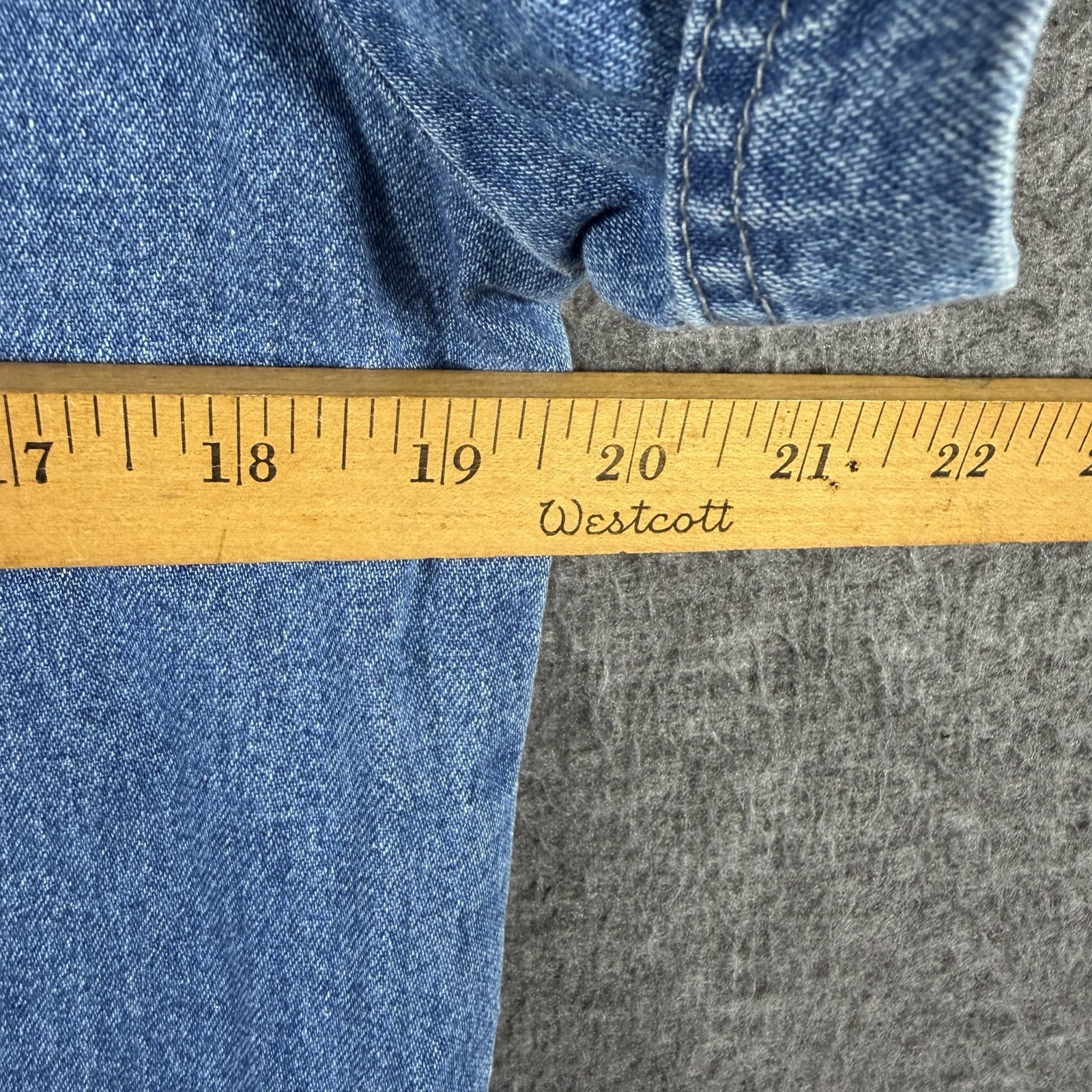 Original Ty Wear Denim Dress Size 8 Cotton Pockets Vintage Jumper Country