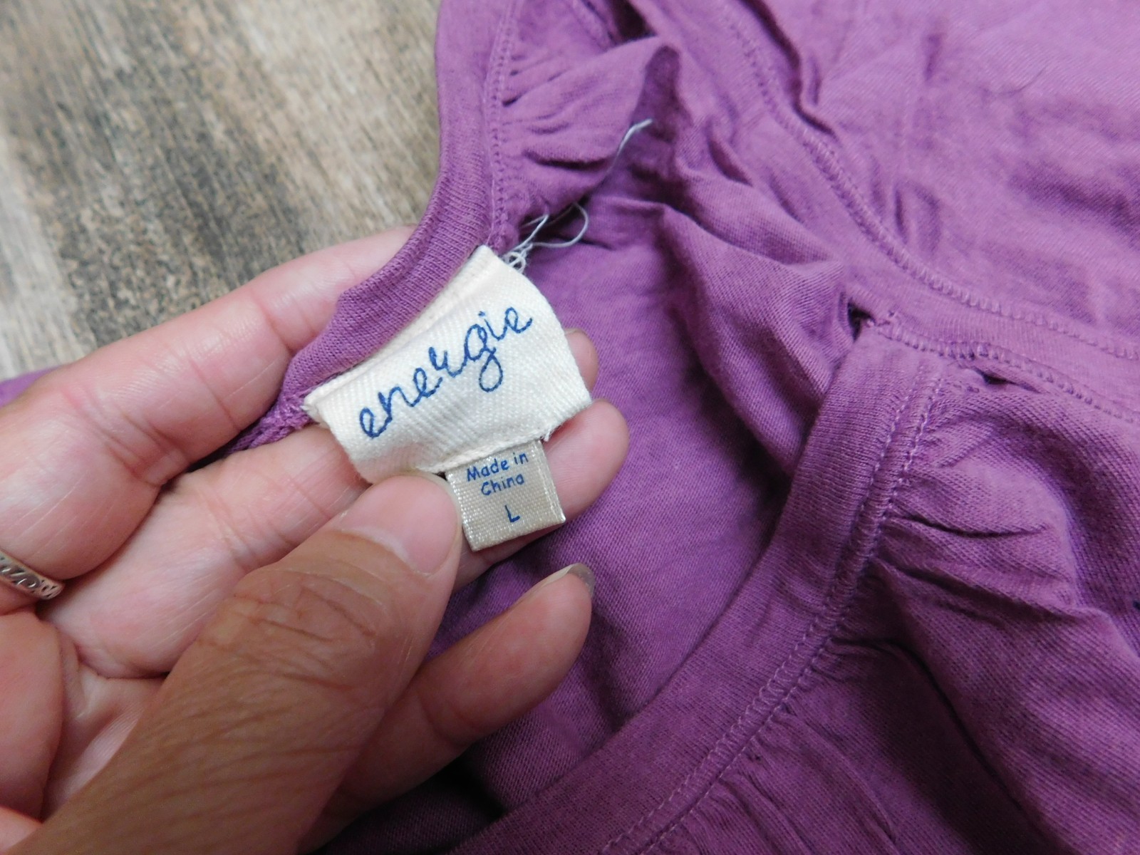 ENERGIE PURPLE DRESS SIZE LARGE