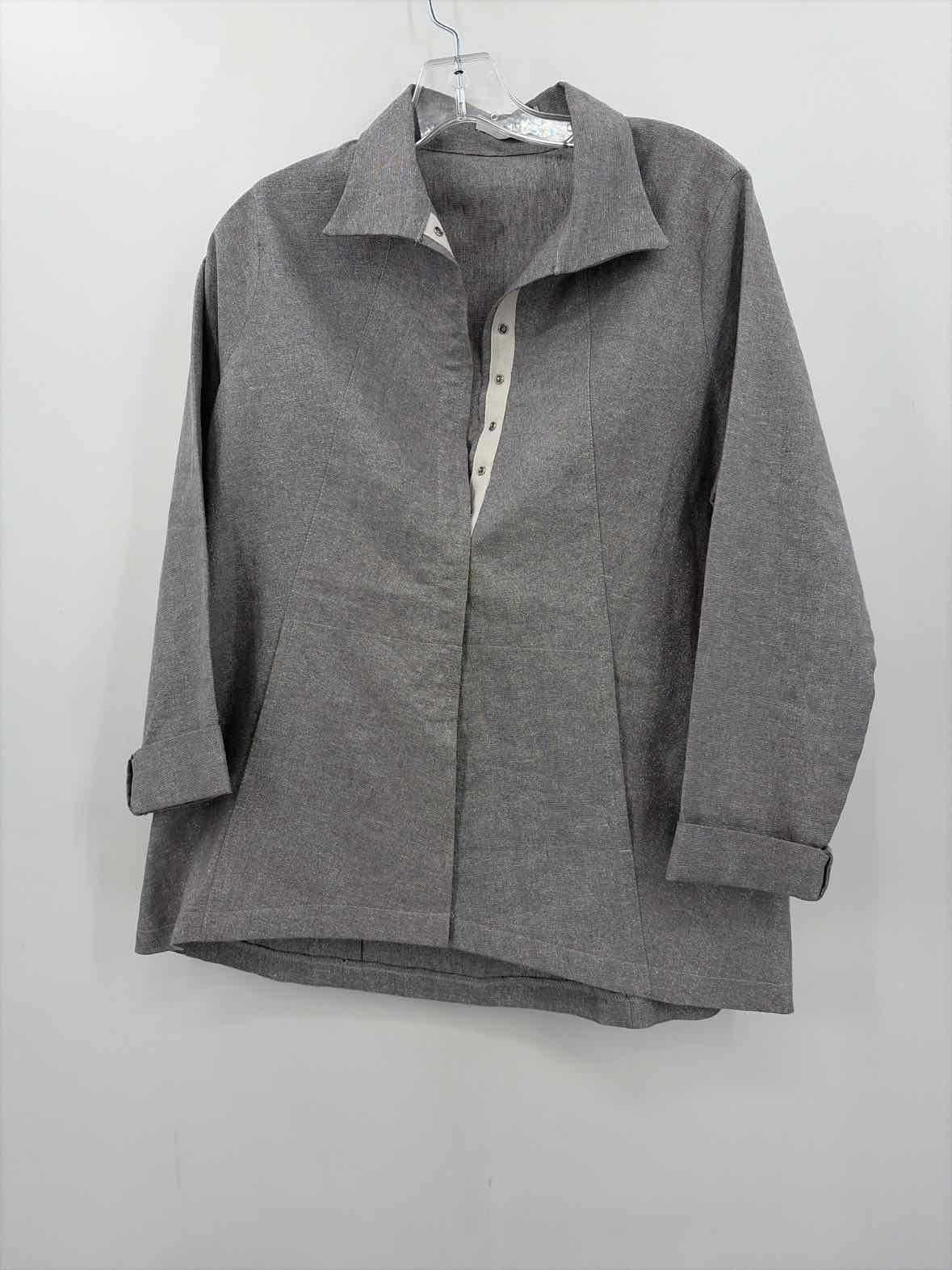 Pre-Owned Vitamin Grey Size Small Short Long Sleeve Dress