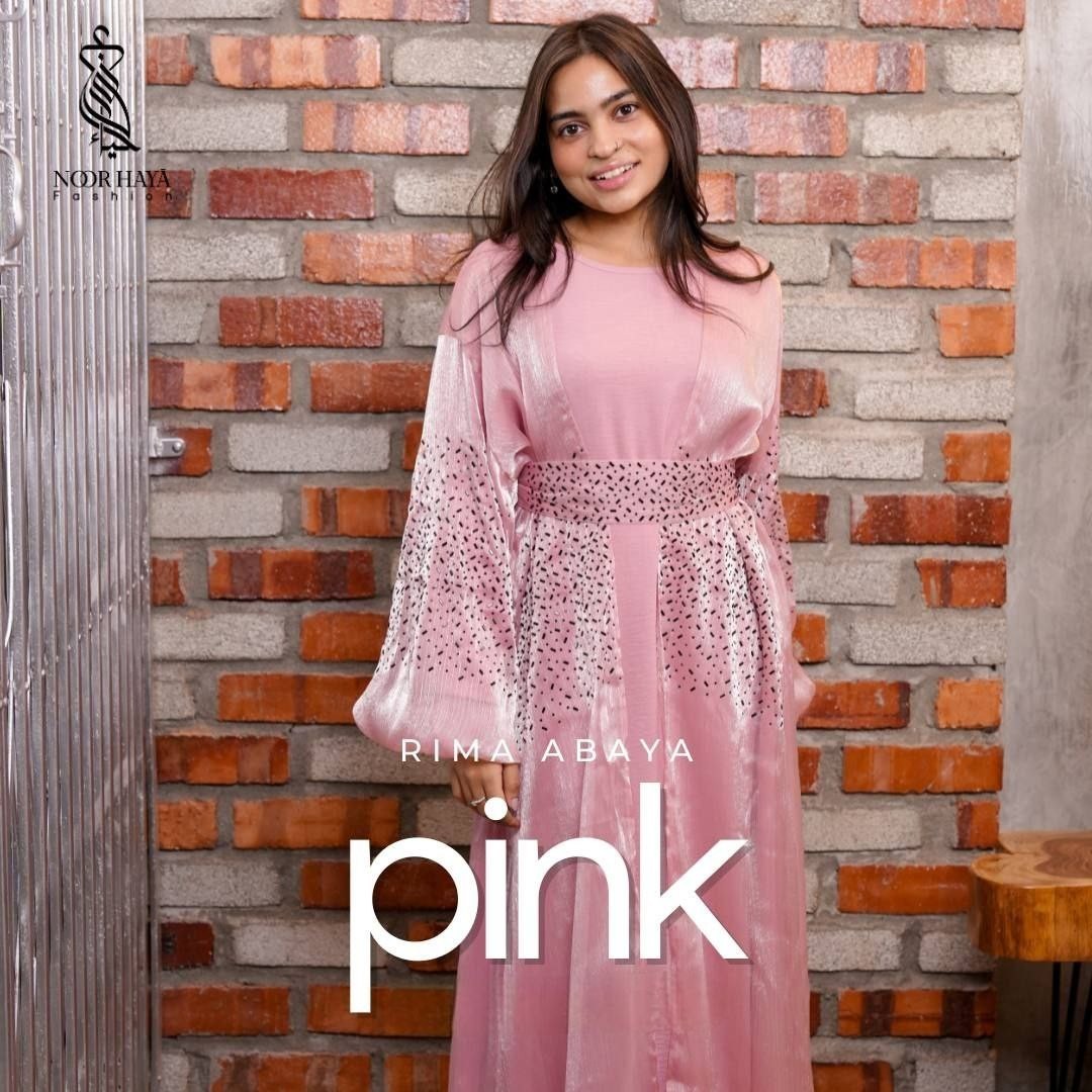 Rima Abaya | Free Matching Shawl | Beaded Open Cardigan Long Robe Maxi Dress