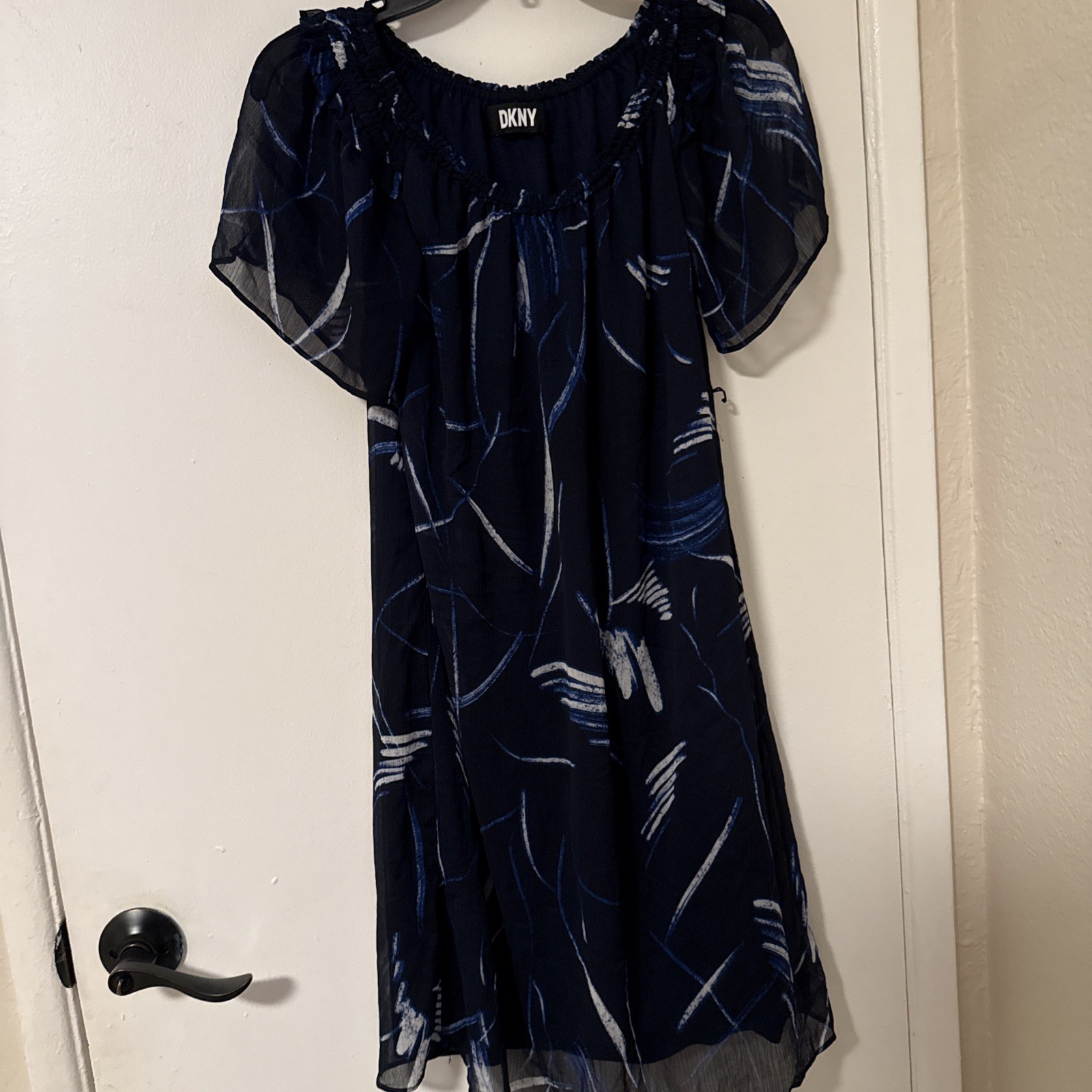 Women’s DKNY Multicolor Shift Dress Check Measurements In Description