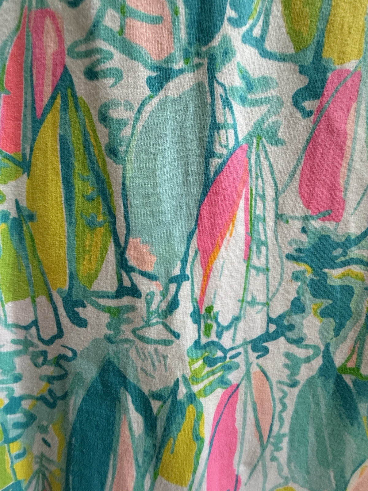 Lilly Pulitzer Harper Shift Dress XS Beach & Bae Sailboat French Terry Embellish