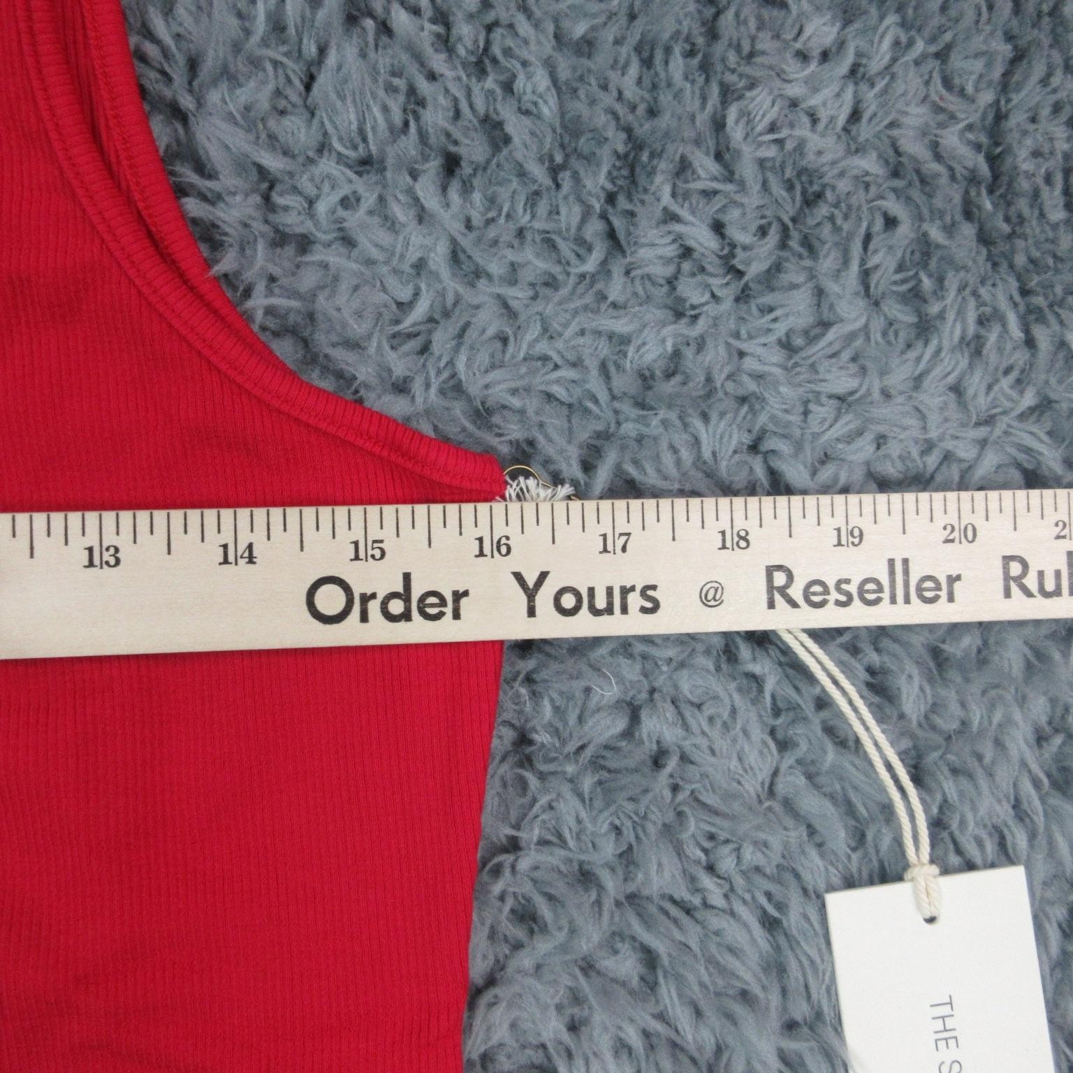 The Standard Stitch Dress Womens Large Ribbed Tank Midi Made in USA Tencel NWT