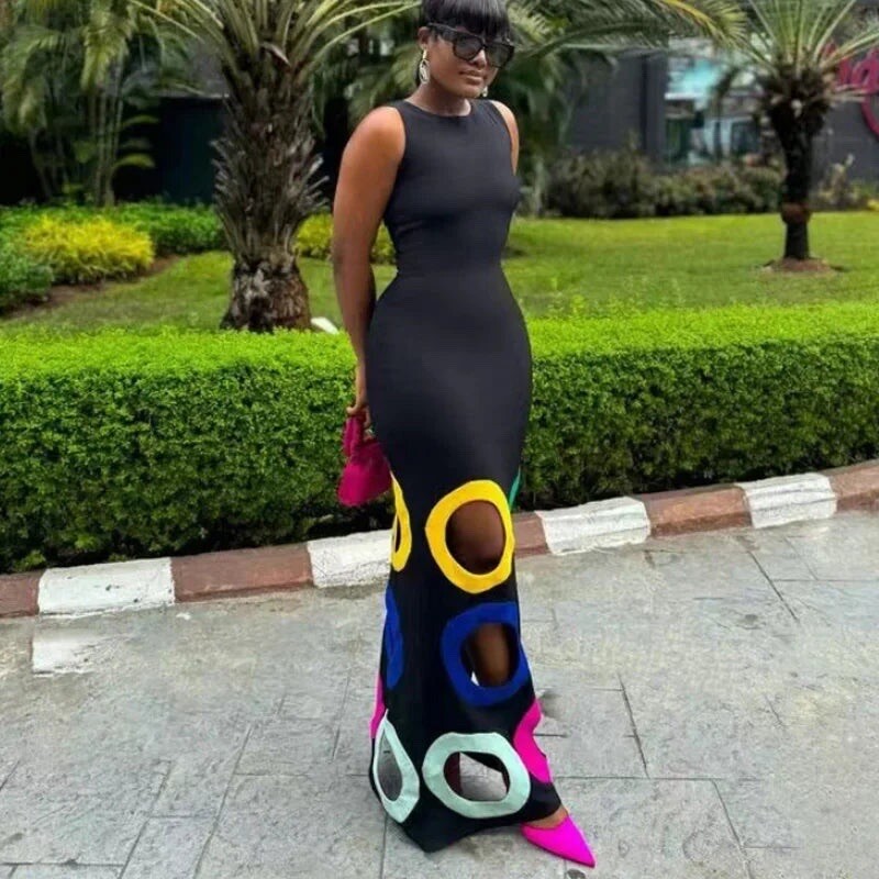 Women Hollow Out Maxi Dress