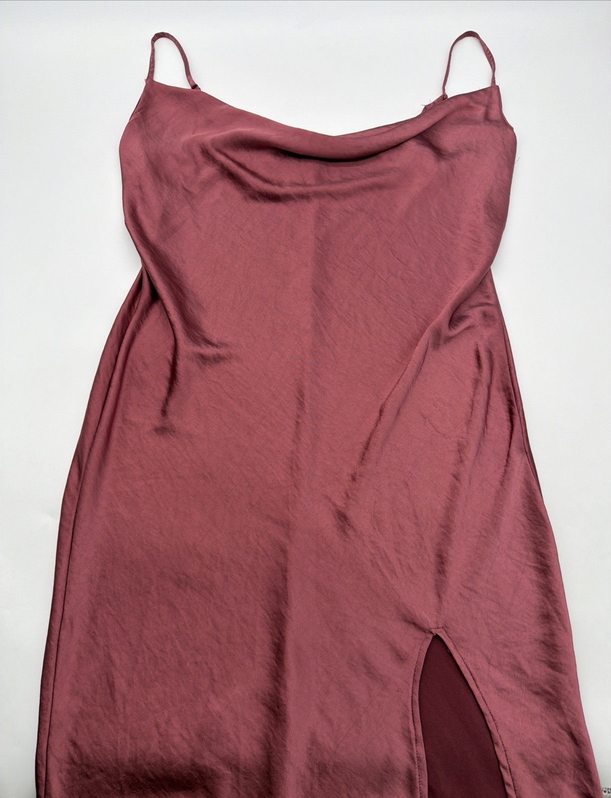 Justify Dress Womens L Brown Solid .#40299