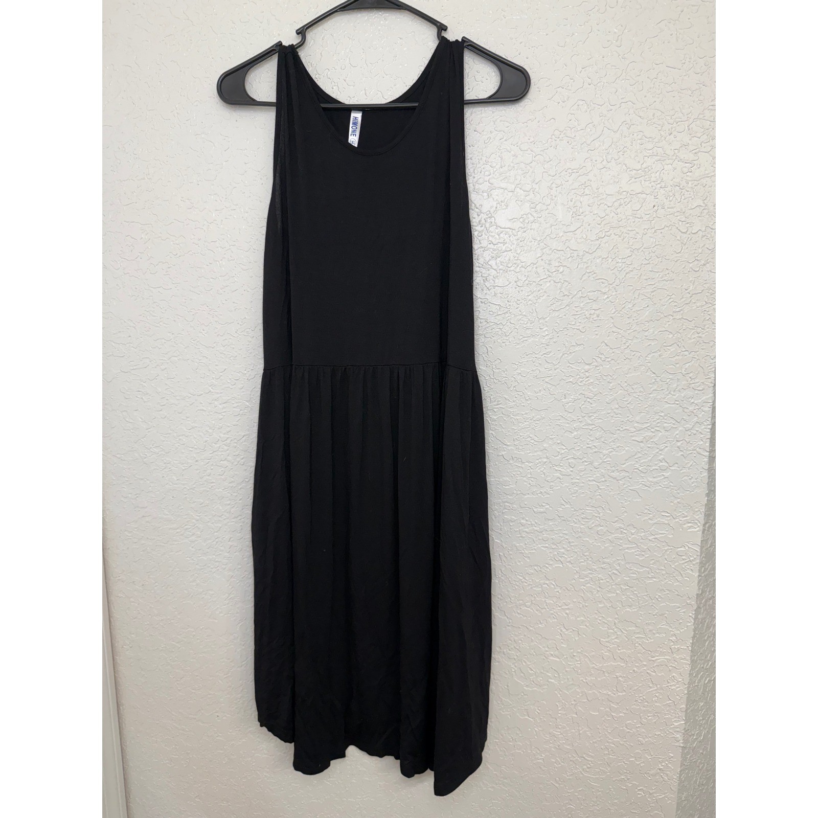 HiMone Black Tank Dress 3XL Sleeveless Casual Comfortable Womens