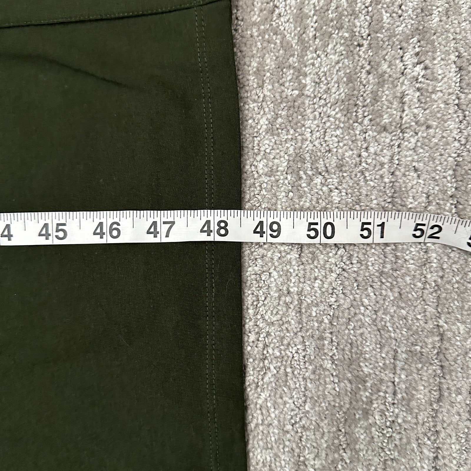 eShakti Dress Womens Medium Green Belted Button Front Pockets Utility Shirt