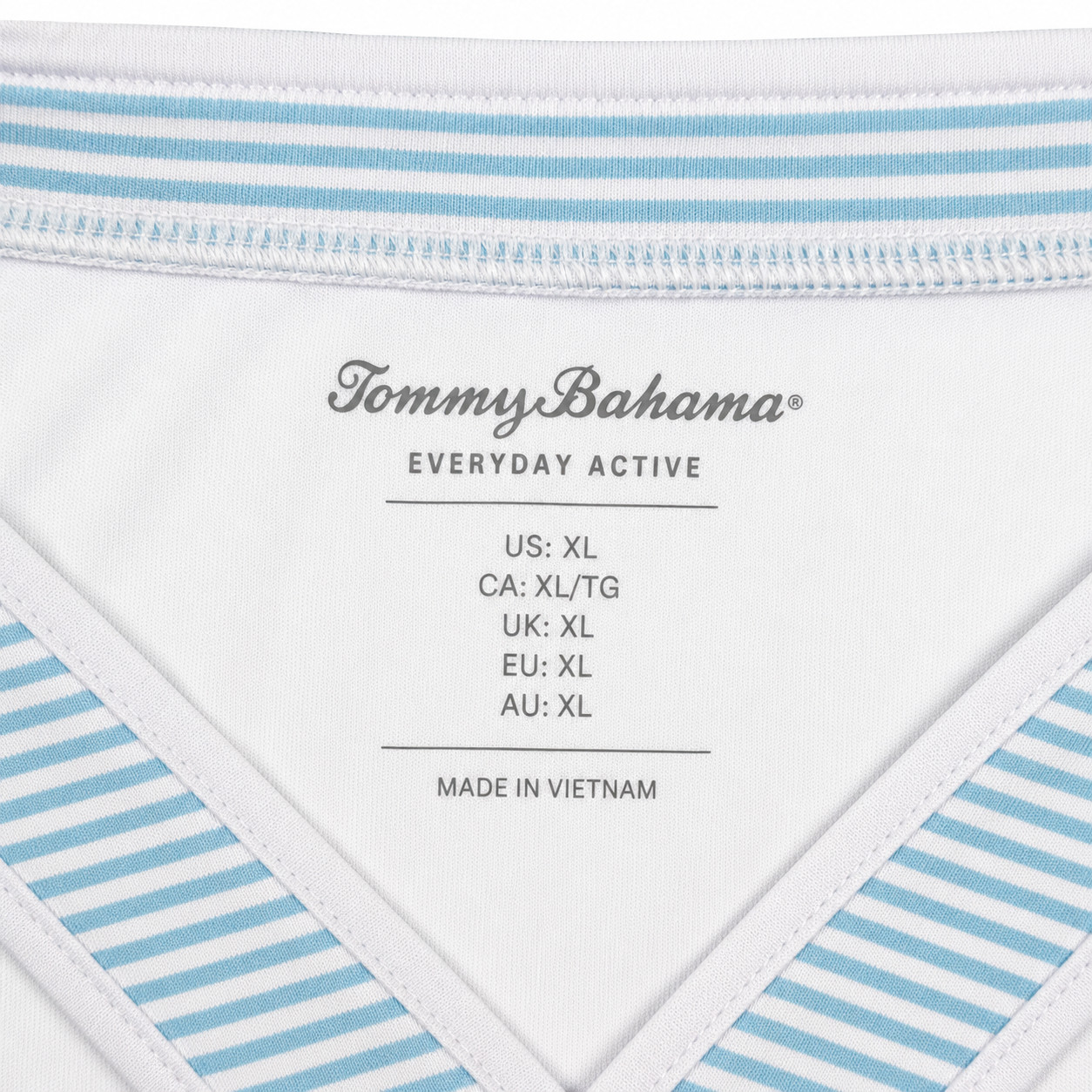 Tommy Bahama Exercise Dress Set Blue White Striped With Tennis Golf Shorts NWT L