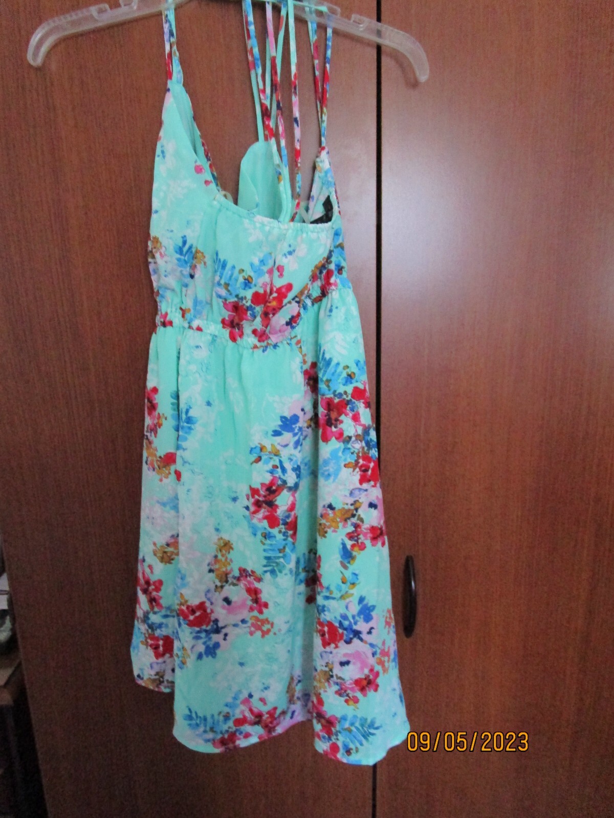 Be Bop Summer Sun Dress New with tag Sz Small 100% Polyester Bust 32 Length 35