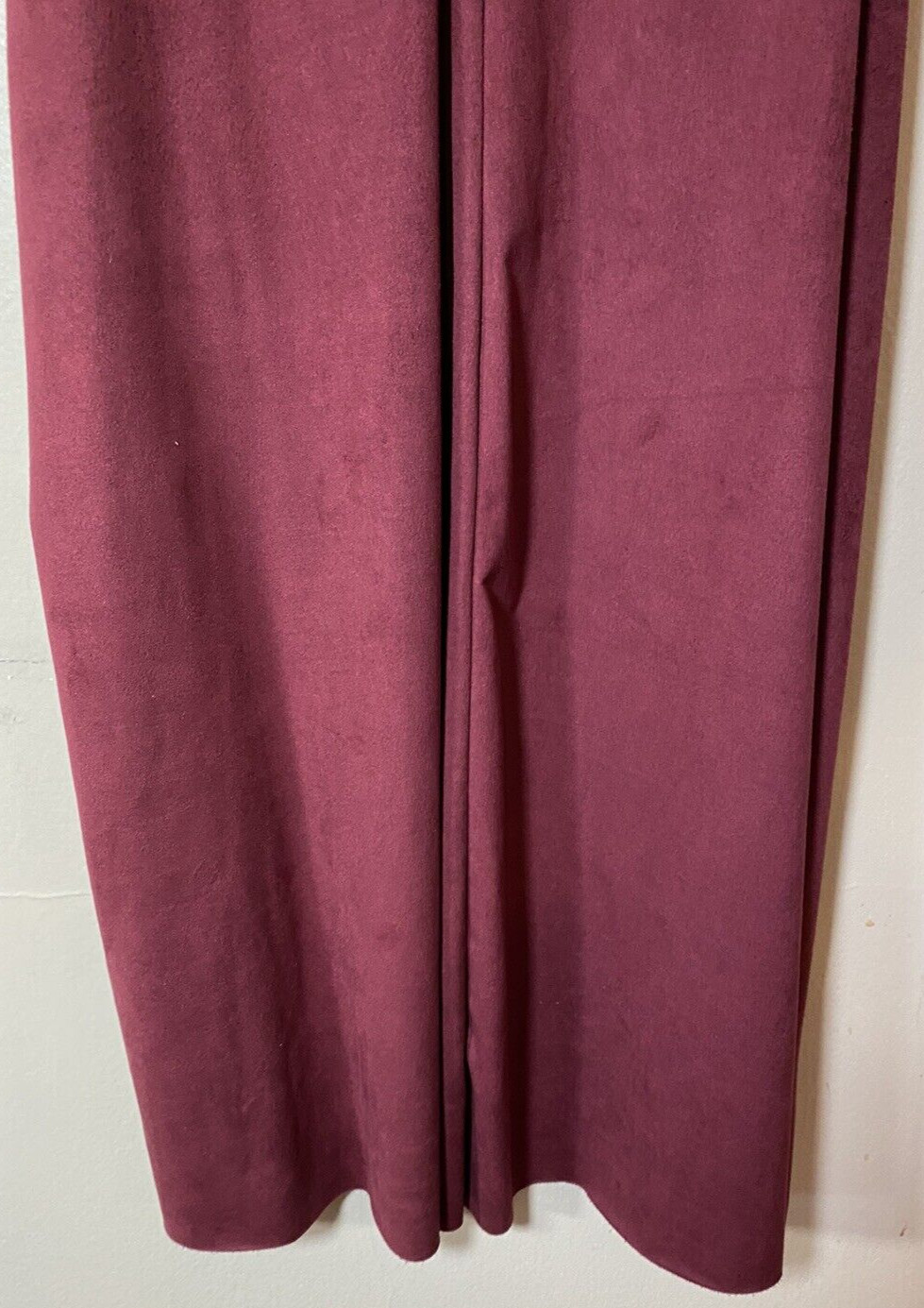 Mod Ref Dress Large Womens Burgundy Red Shift Sexy Sleeveless VNeck Criss Cross