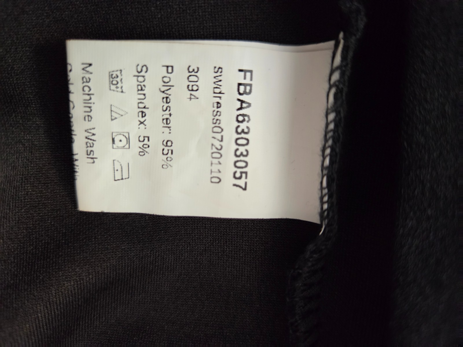 SW black midi dress with puff mesh floral embroidered sleeve, size S