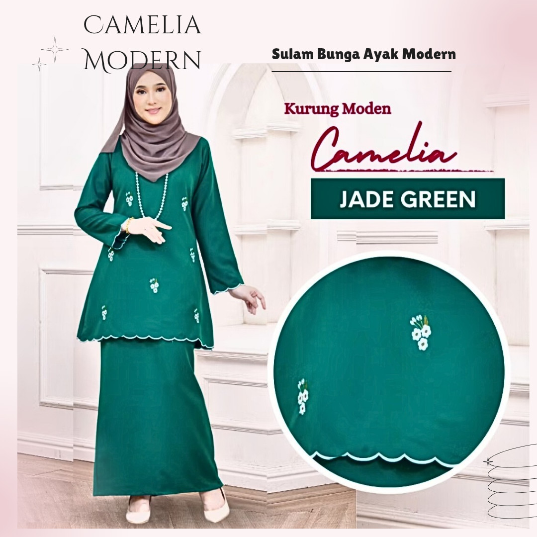 Modern Traditional Attire Baju Kurung Modern Formal Sulam Mom Daughter Set