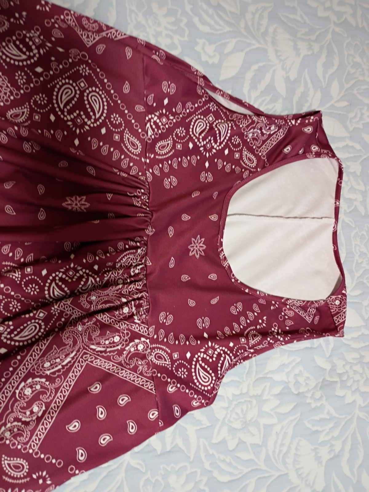 Size 2XL Bandana Dress With Pockets