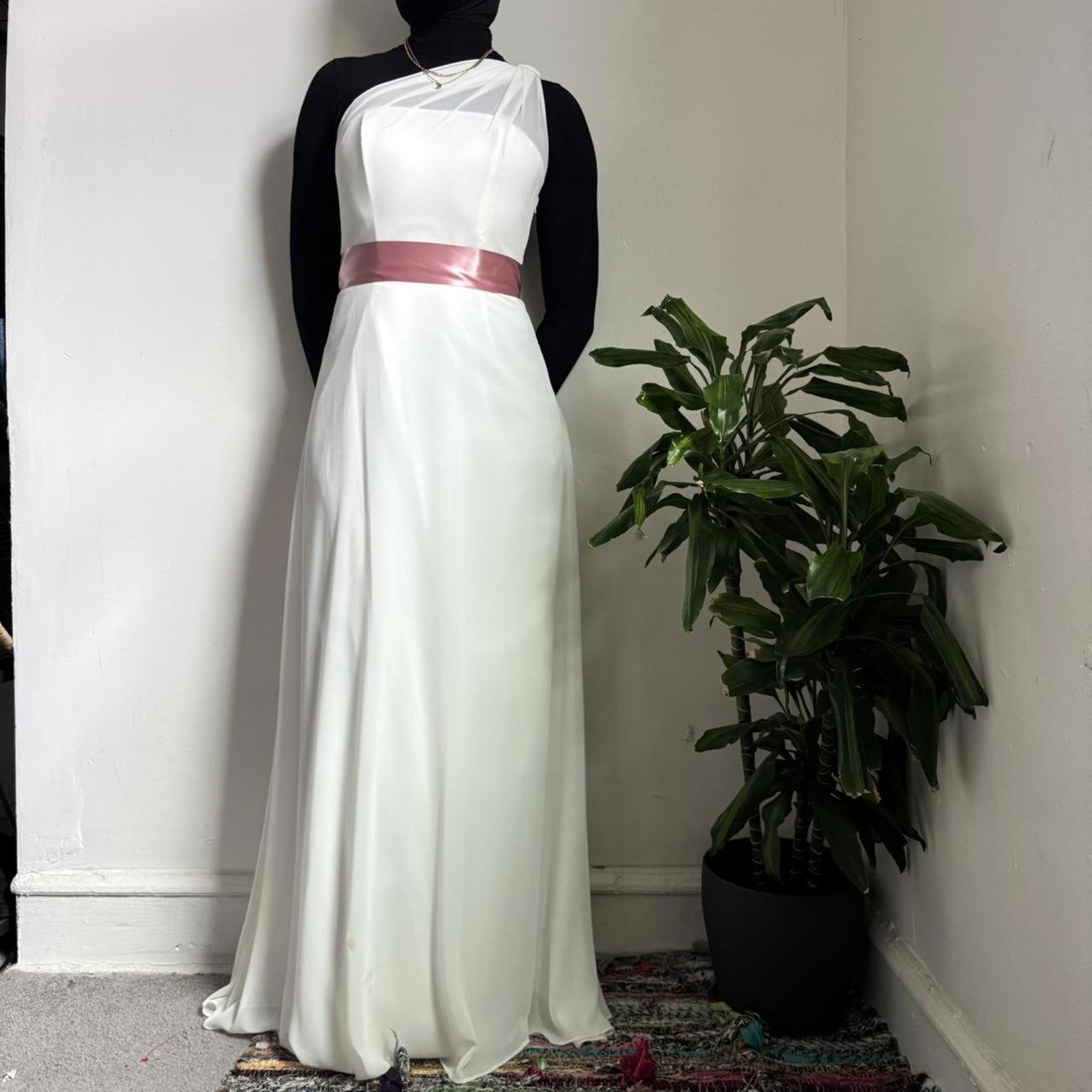 Vintage WTOO by Watters One-Shoulder Gown – Size 6