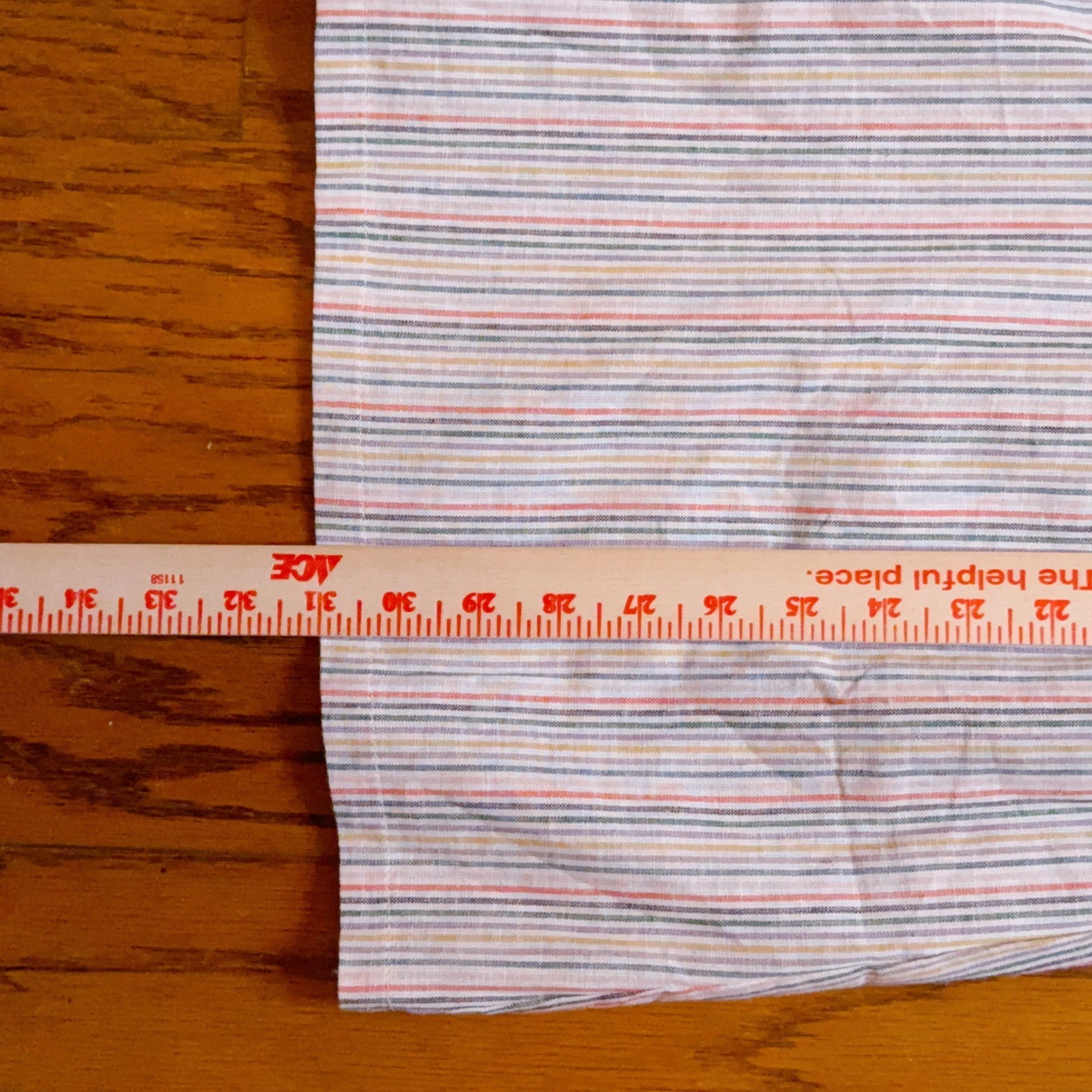 Olivaceous Linen Blend Striped Dress S Plunge V Front Knot Pockets NWT