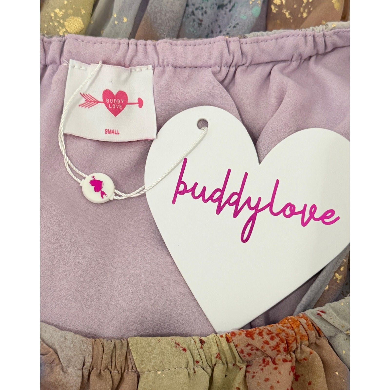 Buddy Love Sofia One Shoulder Ruffle Cocktail Dress in Taurus Small Girly Party
