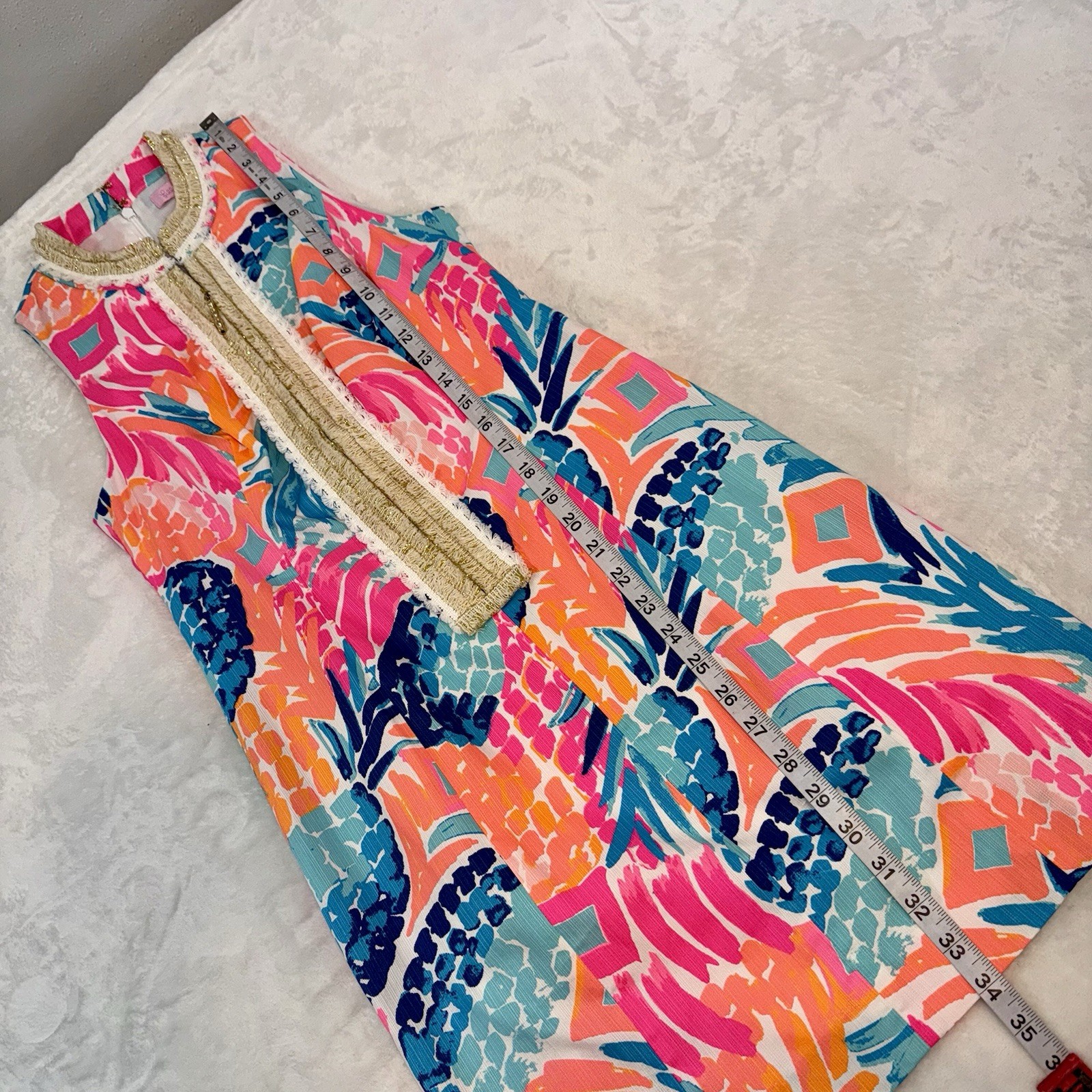 NWT $198 Lilly Pulitzer ALEXA Multi Goombay Smashed Shift Dress Womans Sz 2 New
