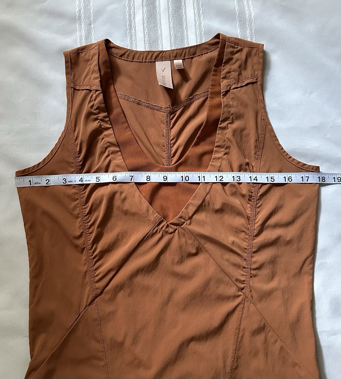 Indyeva Liike Dress Size S Rust Copper Orange / Terracota Hiking Athleisure EUC