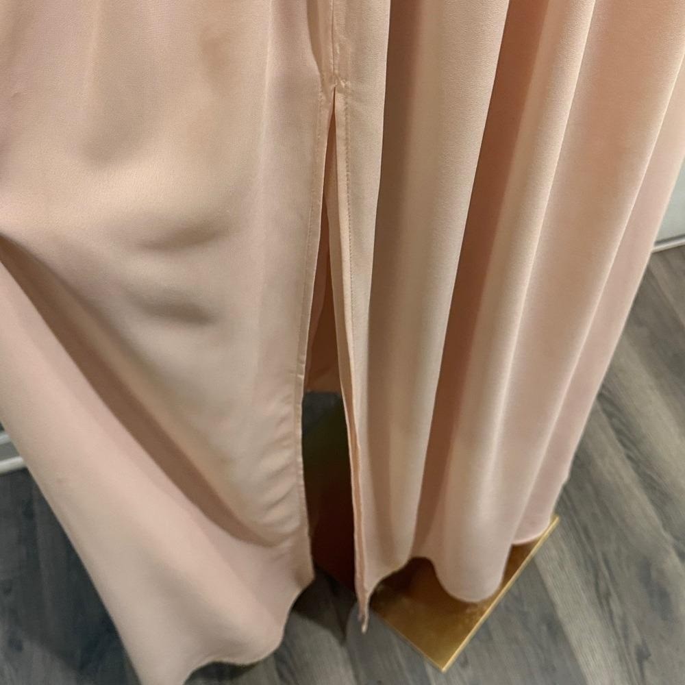 Moonlight Serenade Peach Strapless Dress