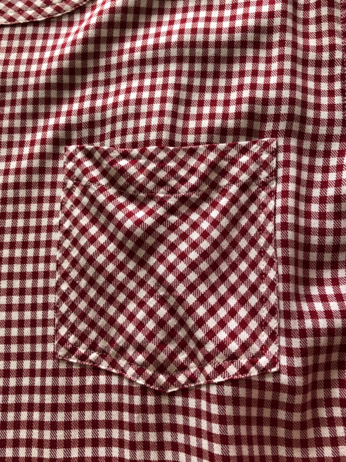 Madewell Excellent Condition Fresh Style Gingham Dress in Red & White Size Small