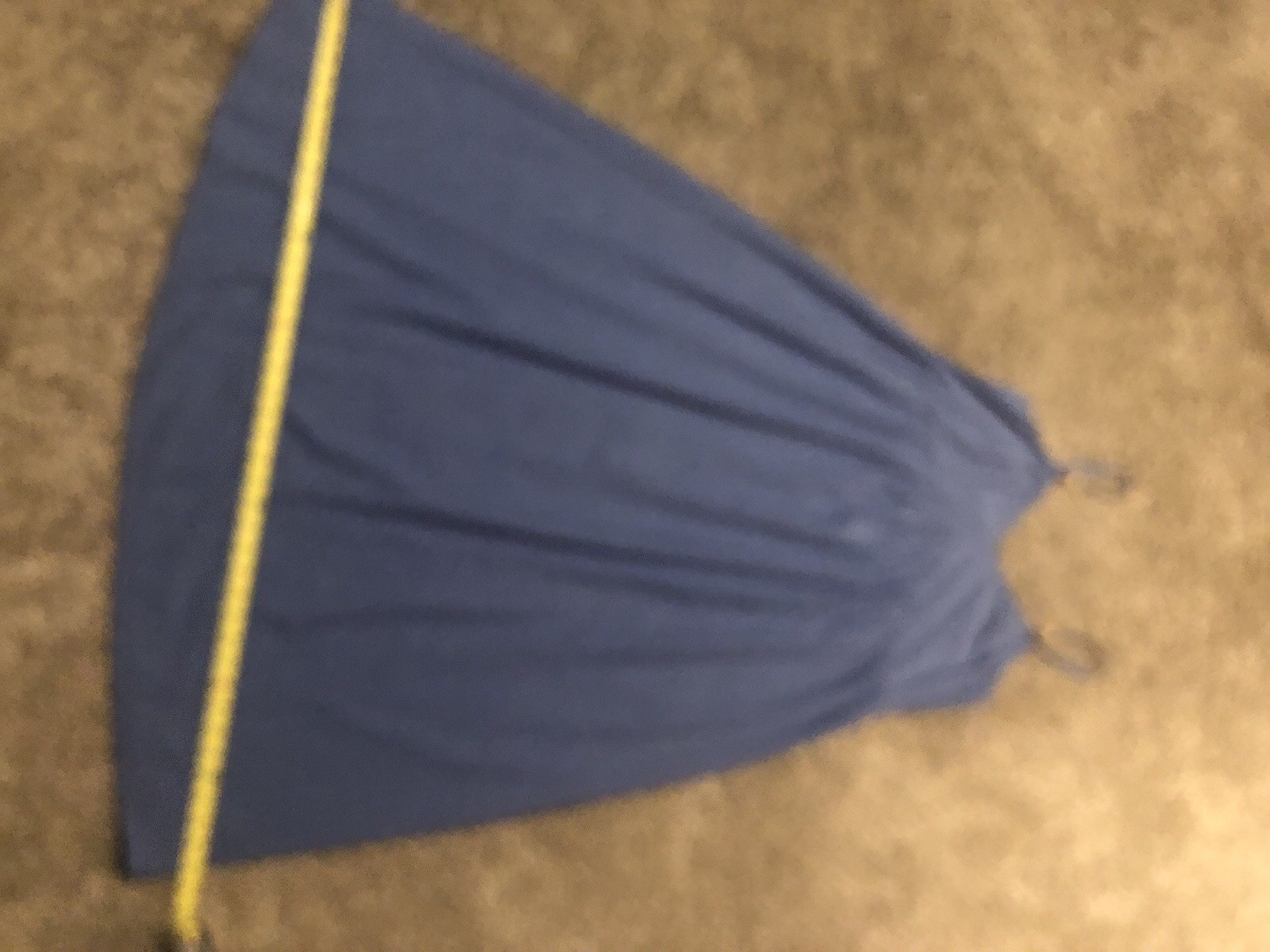 OLD NAVY size Large Chambray A-line Sundress, Blue Washable Cotton/Rayon blend