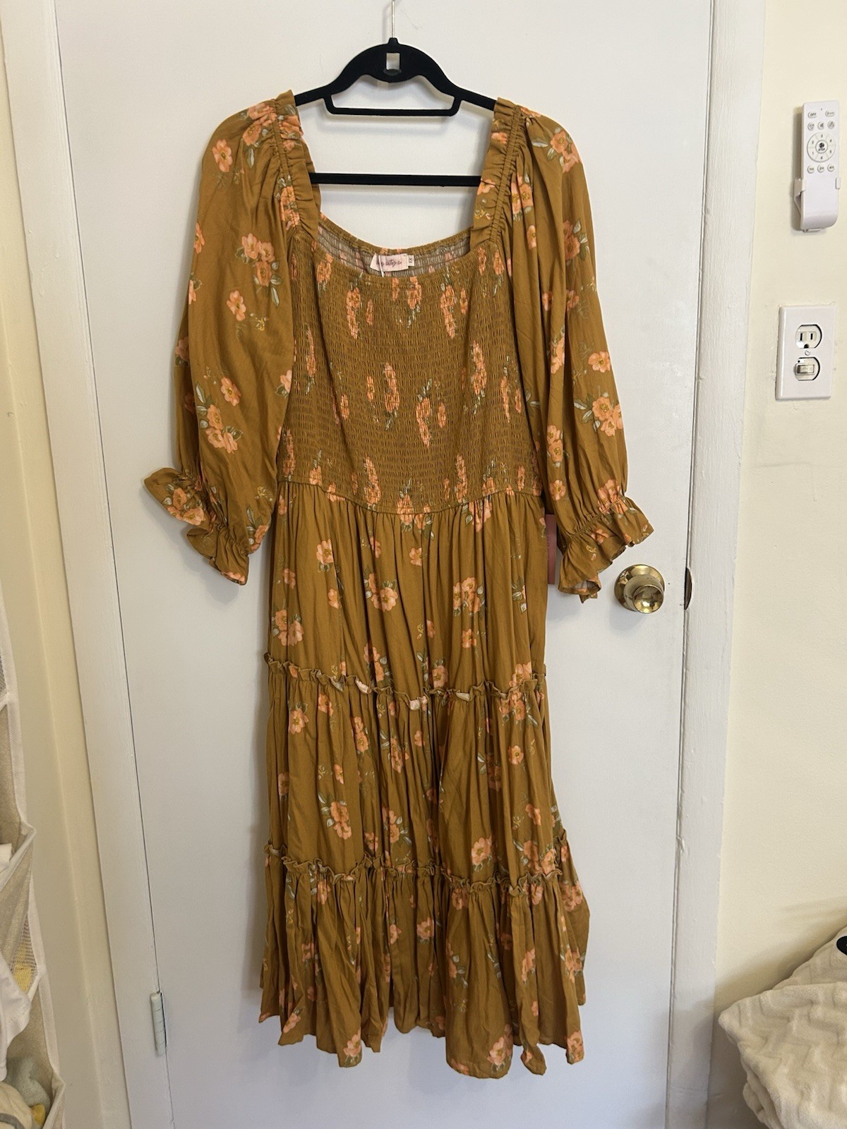 Ivy City Co Madeline Dress In Celeste Floral 1X NWT