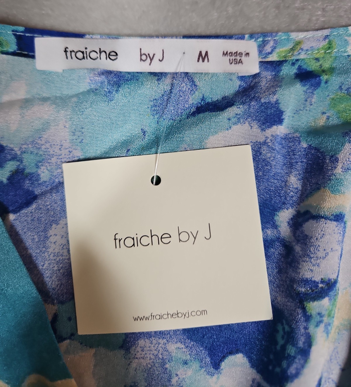 Fraiche By J Womens Blue Floral High Low Maxi Dress Size Medium NWT