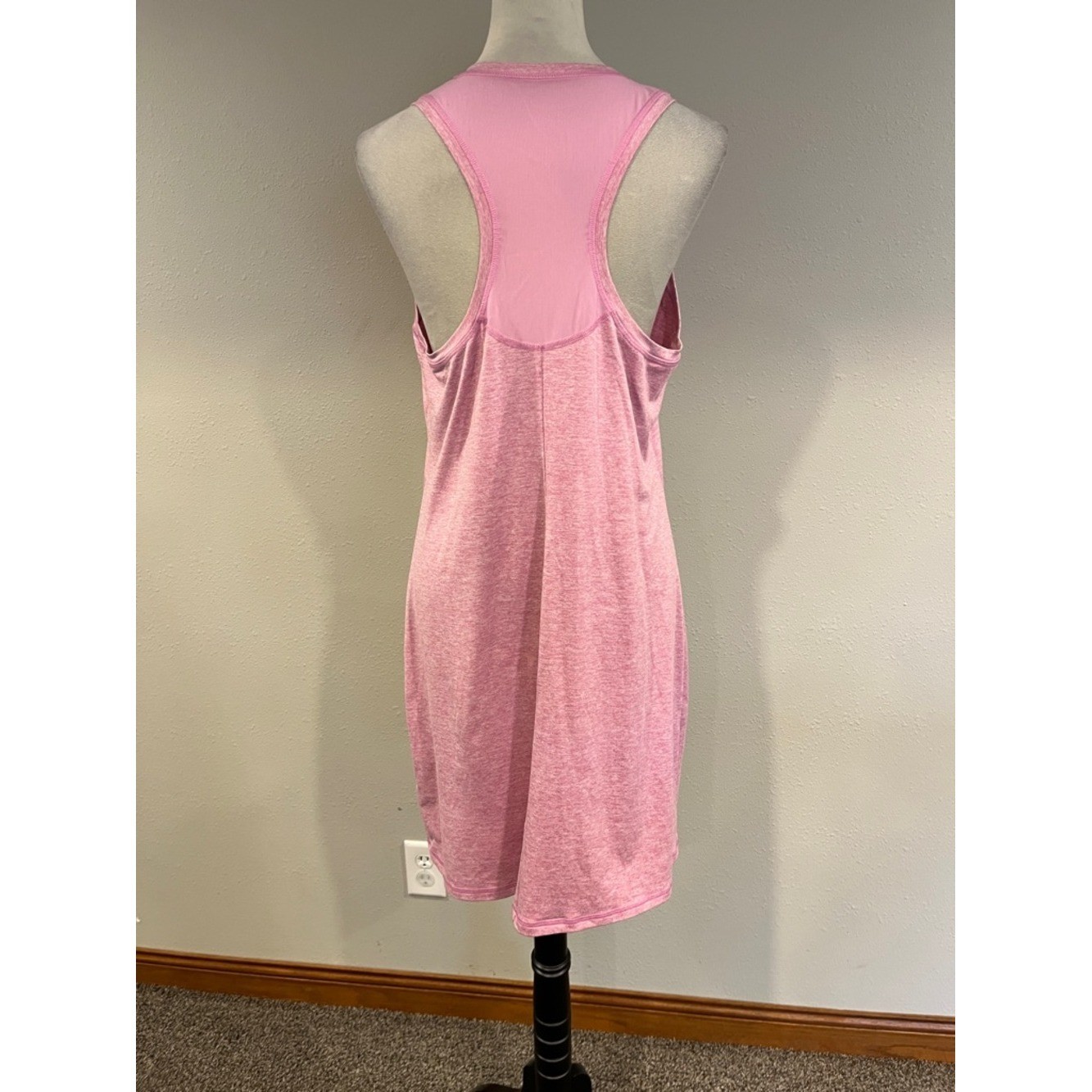 Tek Gear Pink Heather DryTek Active mini dress size large
