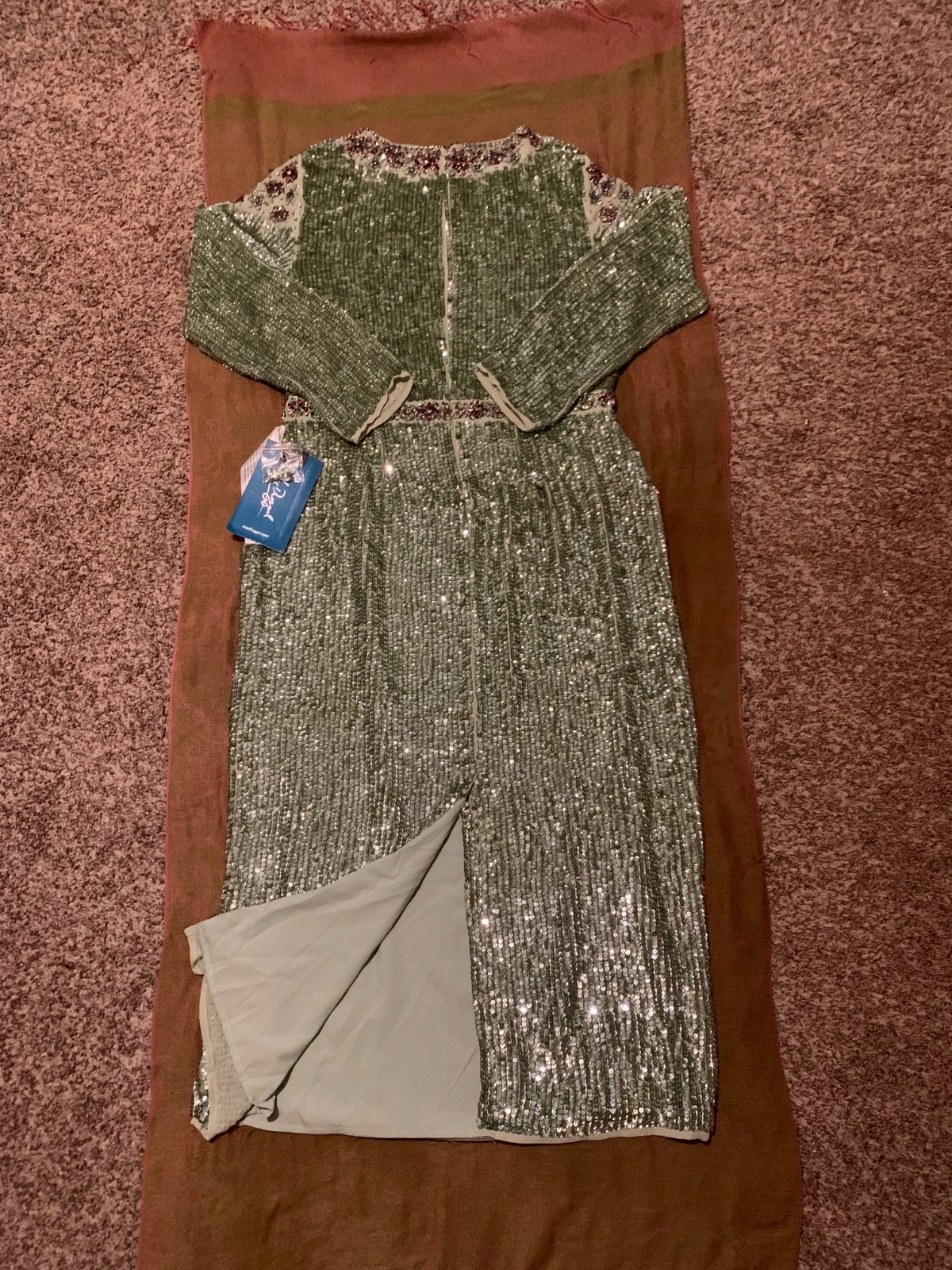 mac duggal dress 10 long sleeve event dress