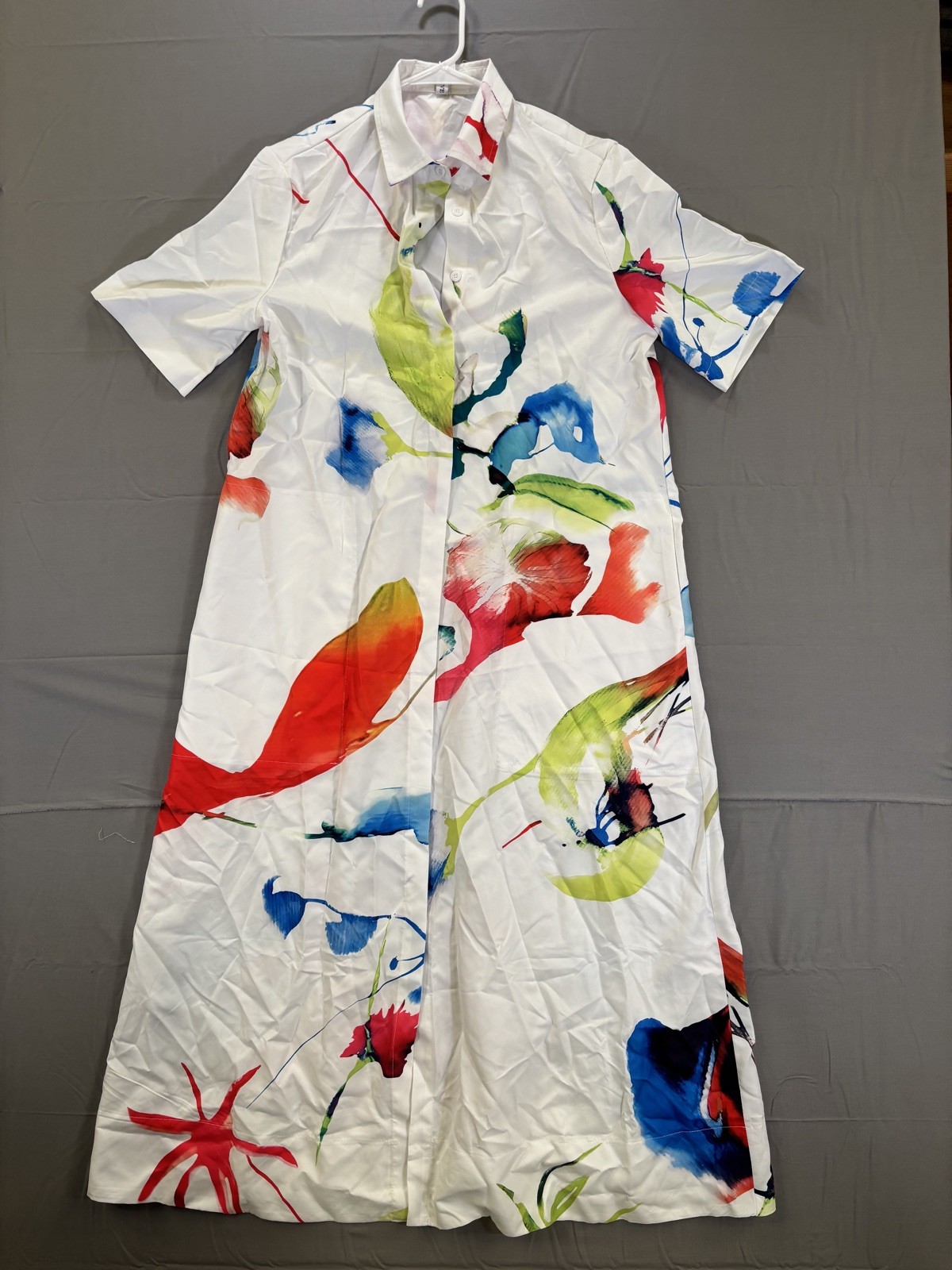 Floral Dress Short Sleeve Lightweight Breathable