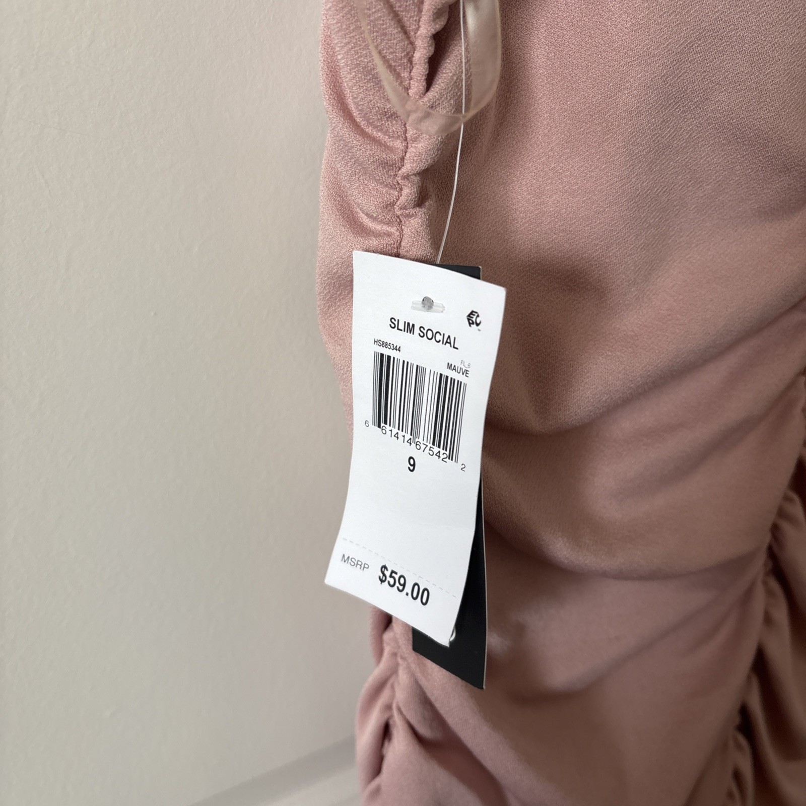 Teeze Me Juniors Dress, From Macy’s Size 9/10 Dusty Rose, New With Tags