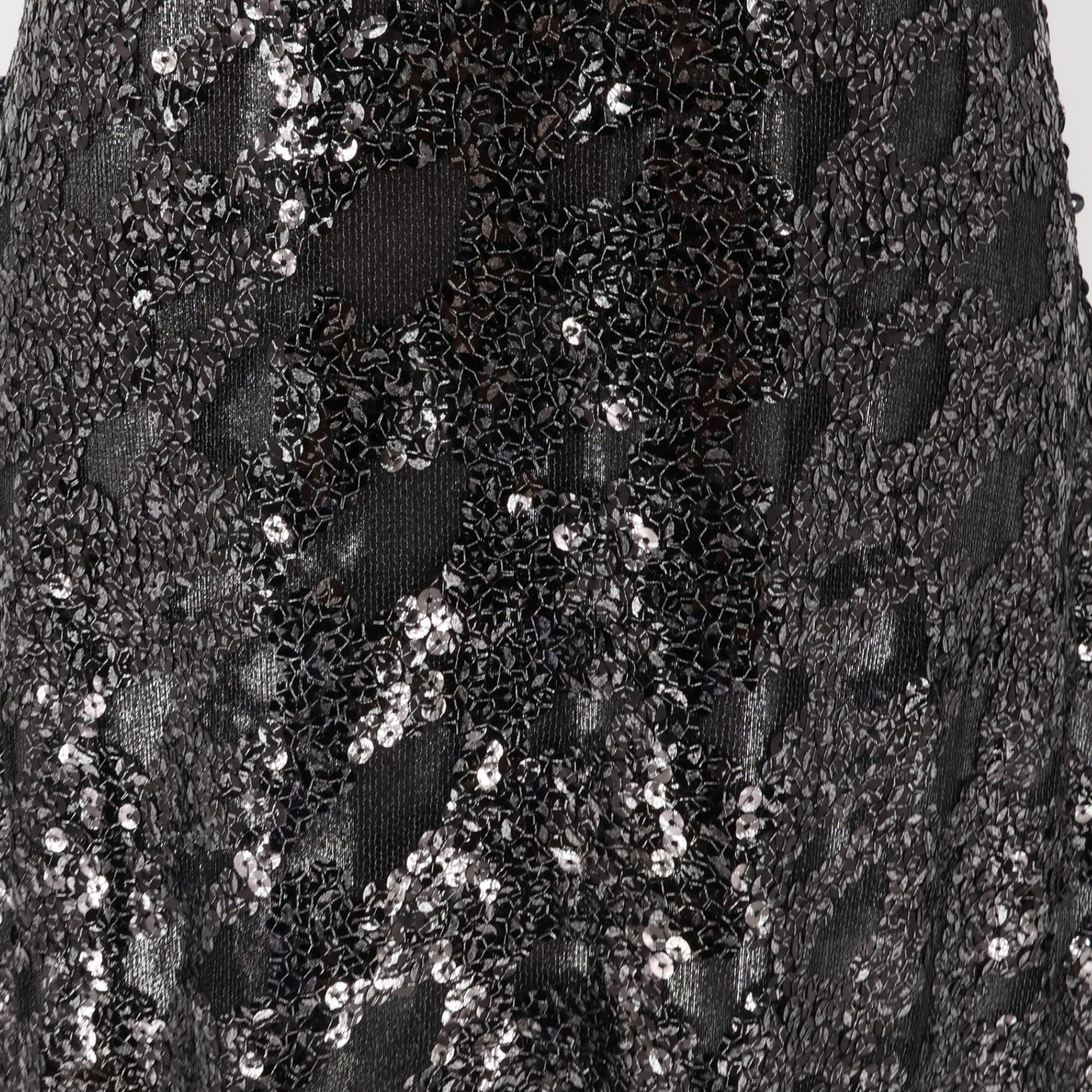 Sequin Metallic Cocktail Mini Dress Womens Party 2010s Glam Hoco Club Size L