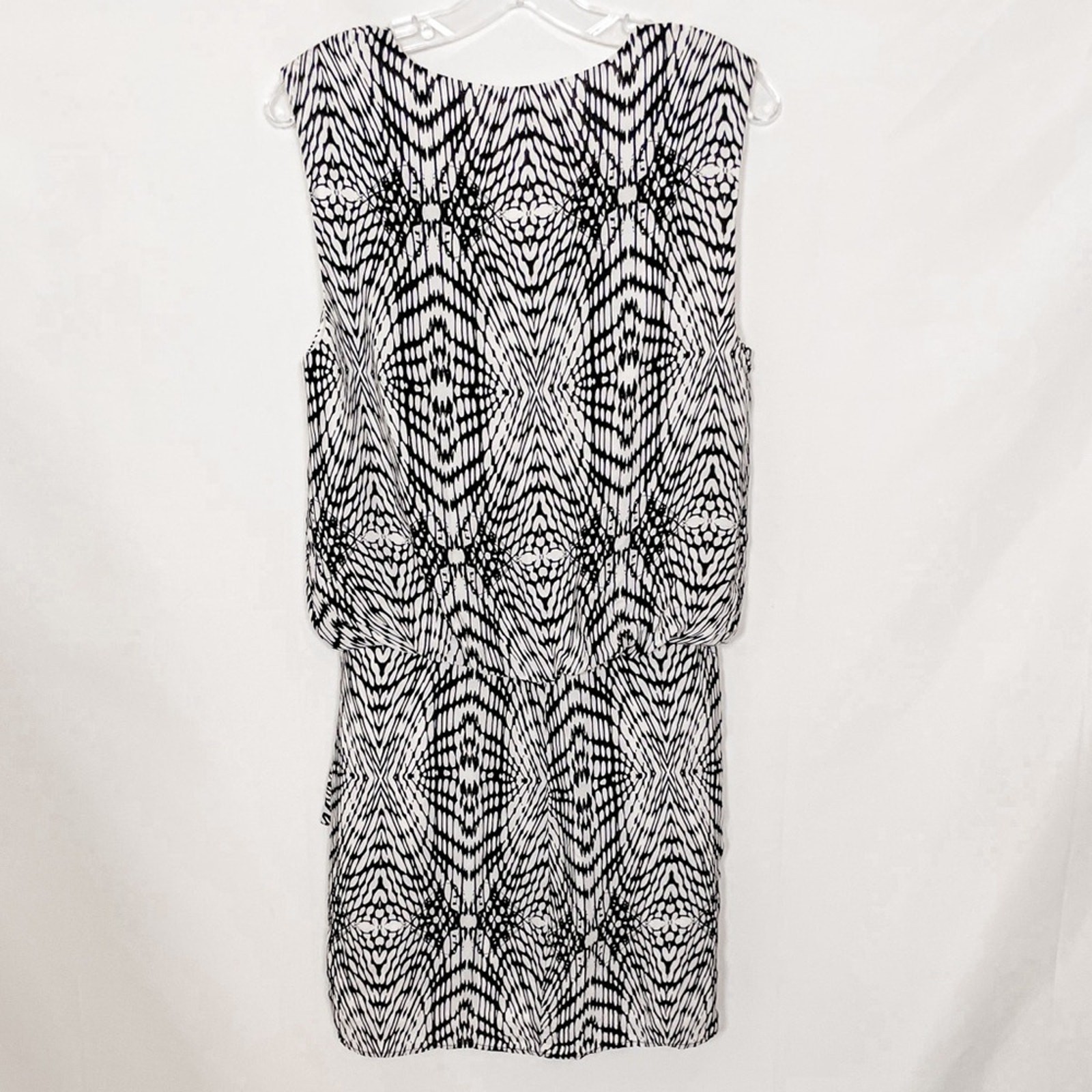 Rebecca Minkoff Silk Geometric Print Dress, EUC, Size 4, MSRP $398