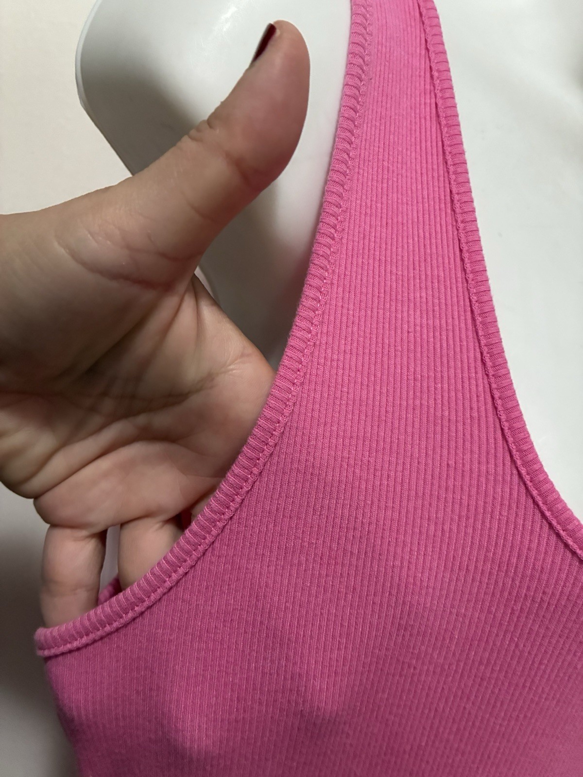 A NEW DAY Barbie Core Hot Pink Cotton Tank Shirt Nap Dress Sundress MIDI XL