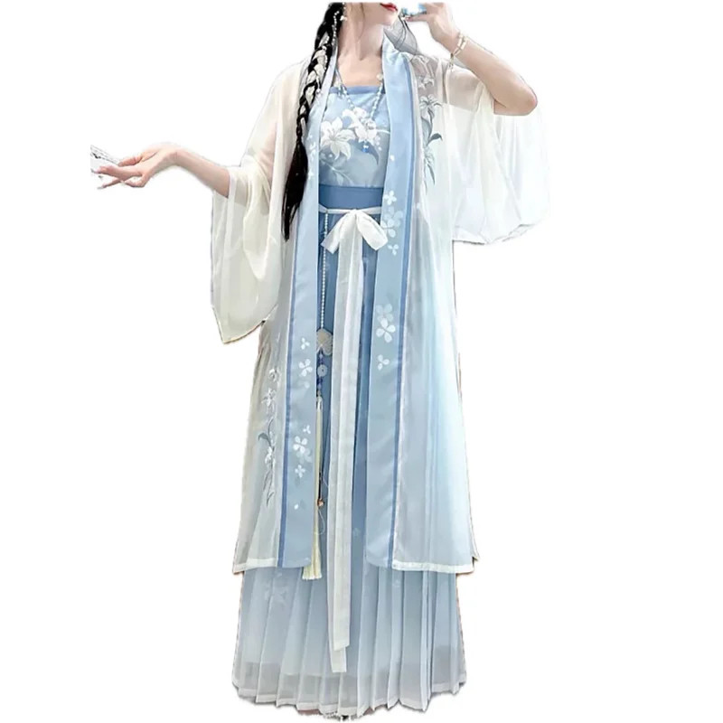 Plus Size Dress Women Ancient Chinese Hanfu Oversized Cosplay Costume Party